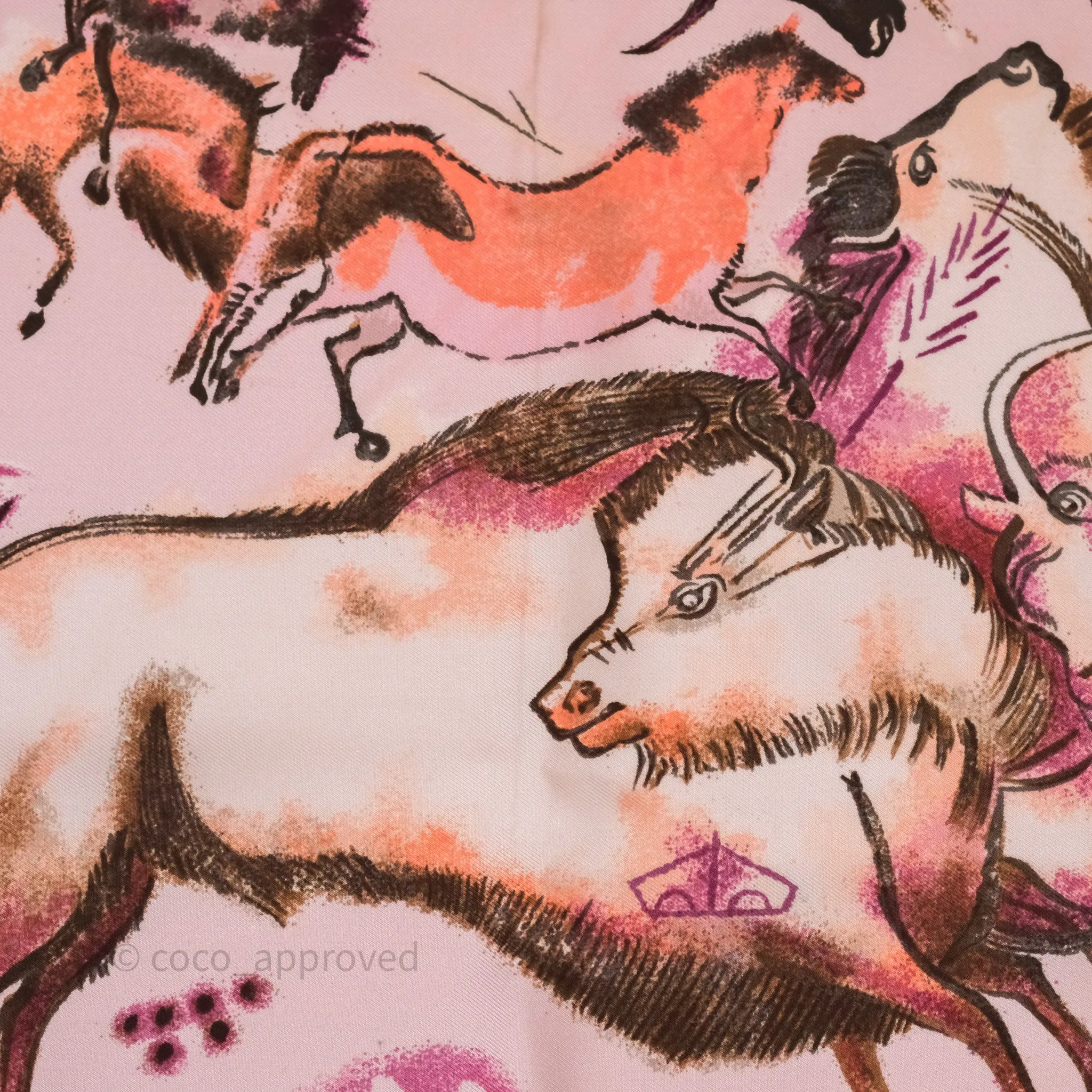 Hermes Premieres Mains Silk Scarf 90