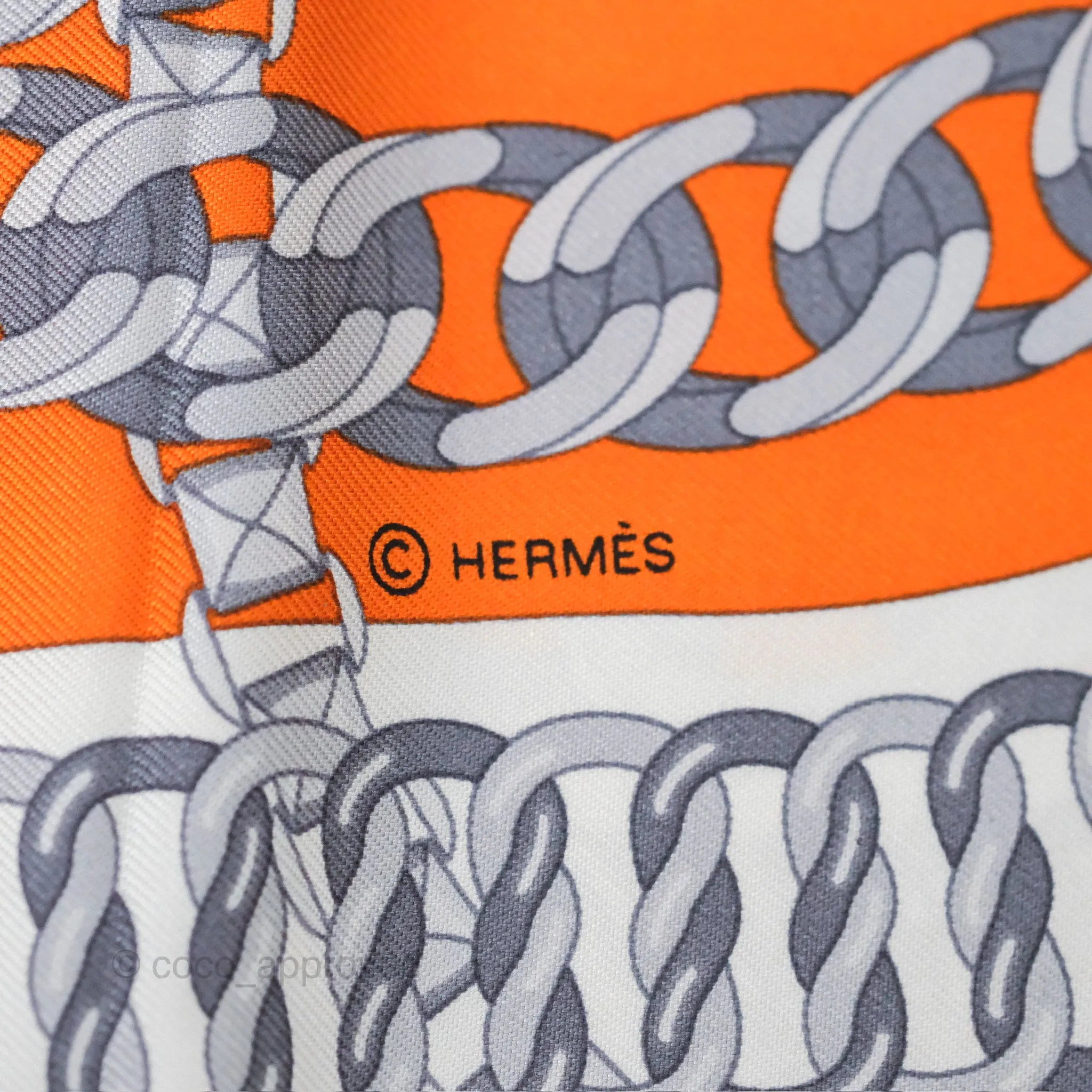 Hermes Reaction En Chaines Scarf 90