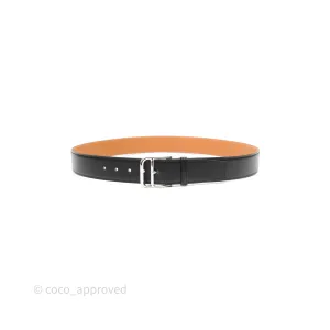 Hermes Romain 35 Belt Noir Palladium Hardware