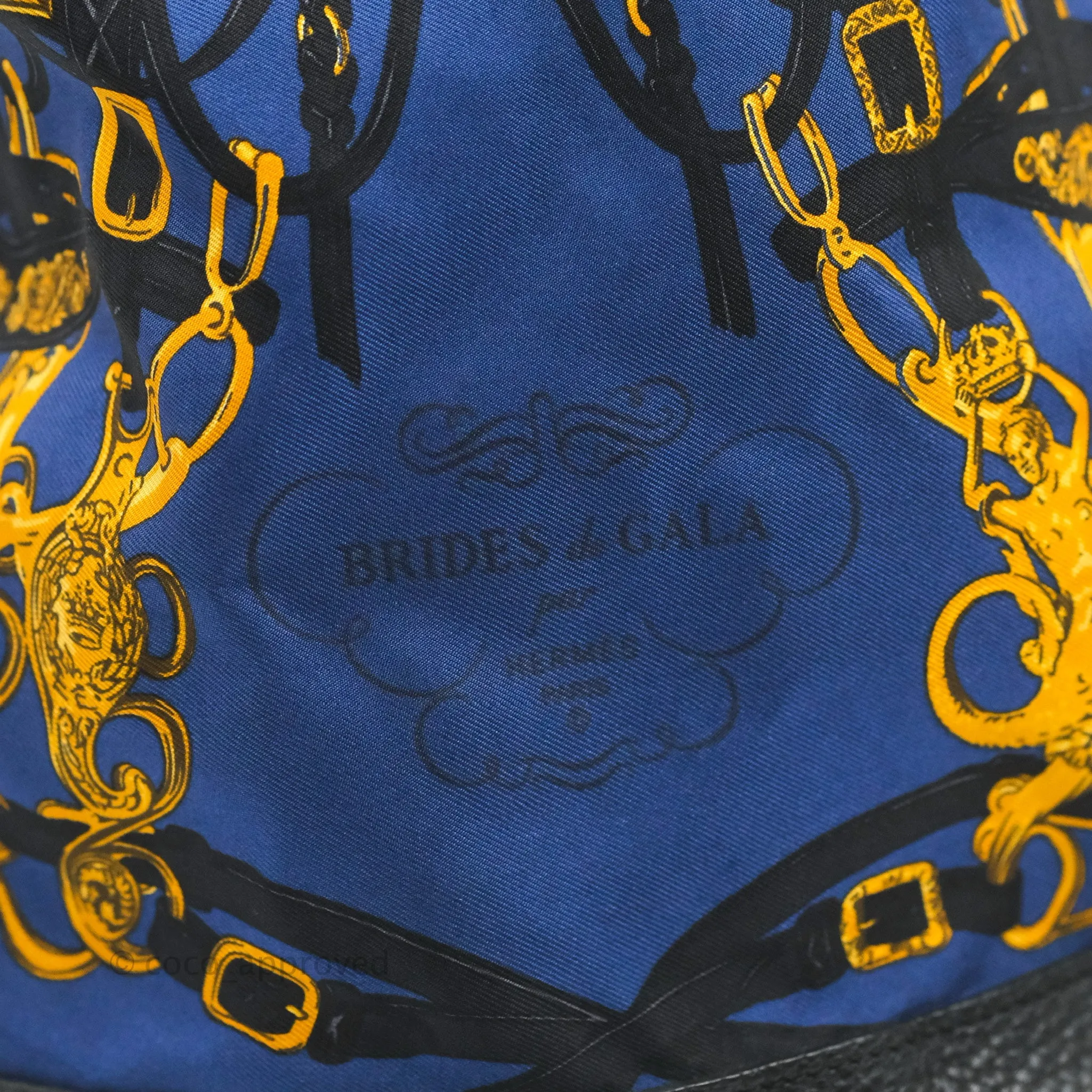 Hermes Sac Soie-Cool Drawstring Backpack Navy