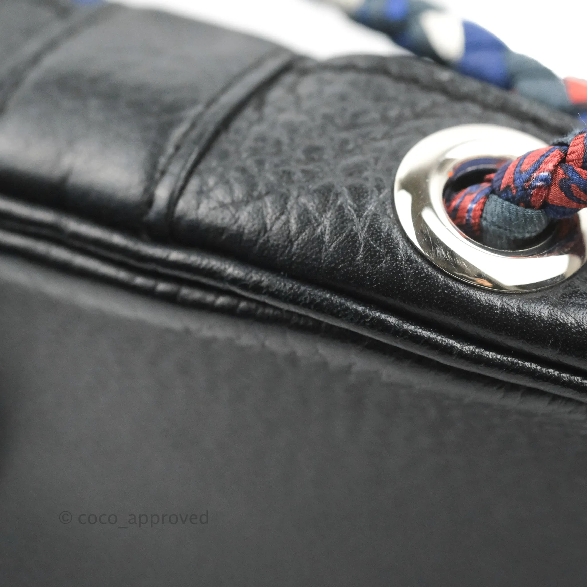 Hermes Sac Soie-Cool Drawstring Backpack Navy