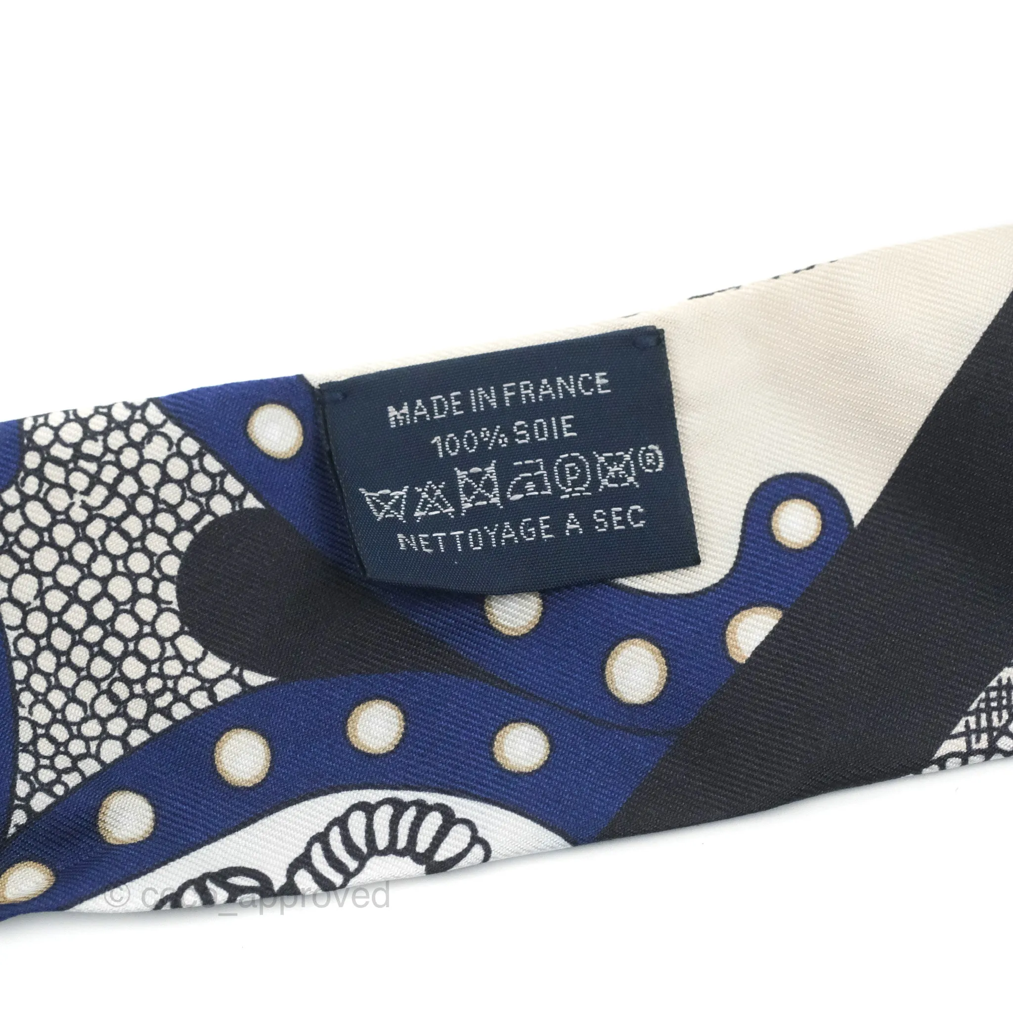Hermes Selle De Dignitaire Silk Twilly