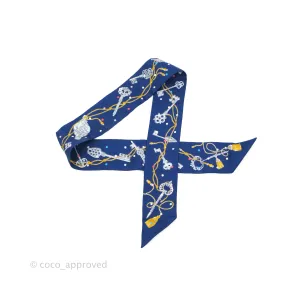 Hermes Silk Les Cles A Pois Twilly