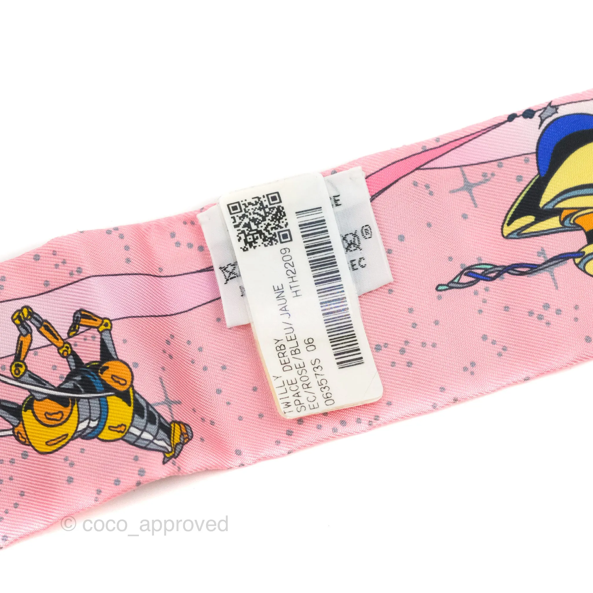 Hermes Space Derby Silk Twilly
