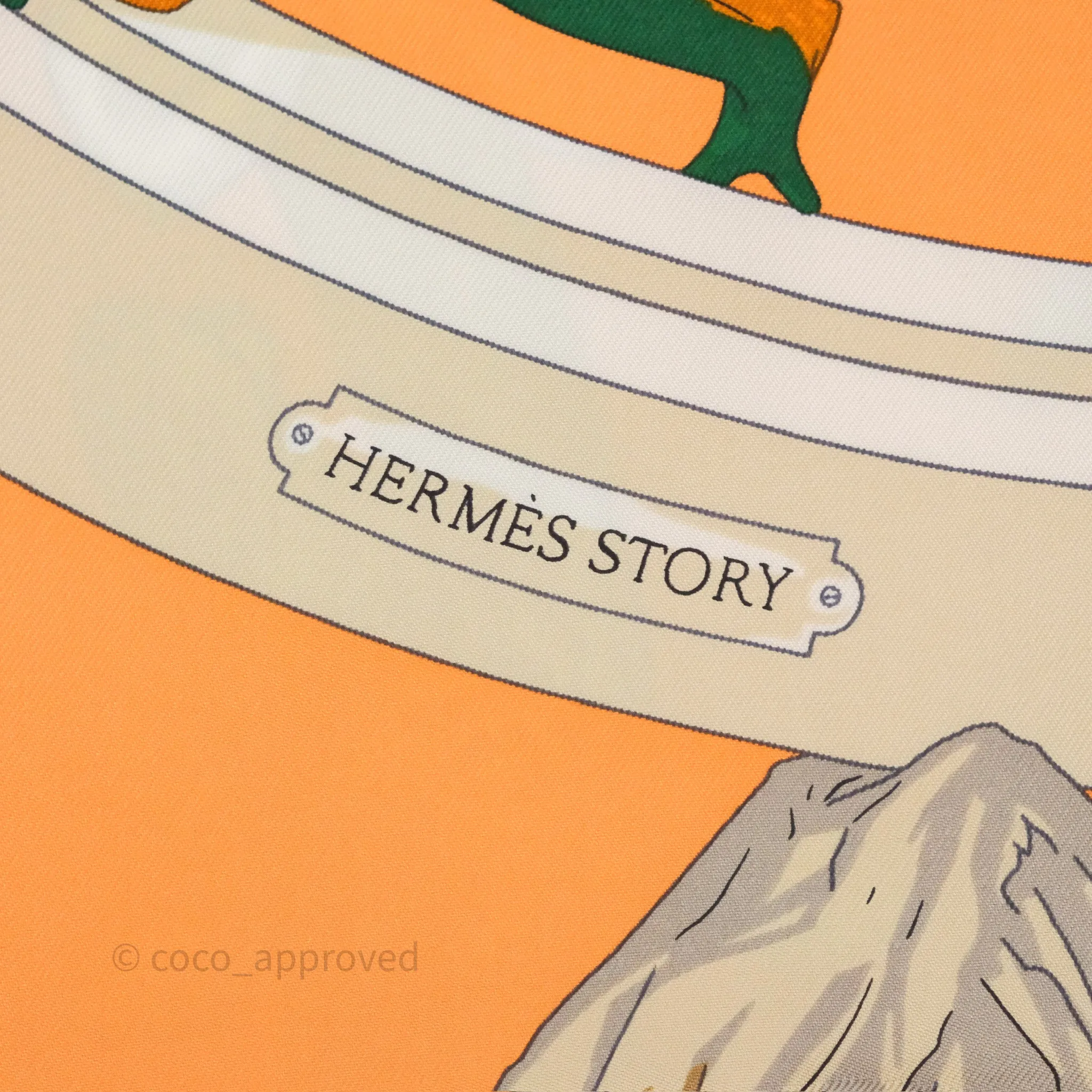Hermes Story Silk Scarf 90