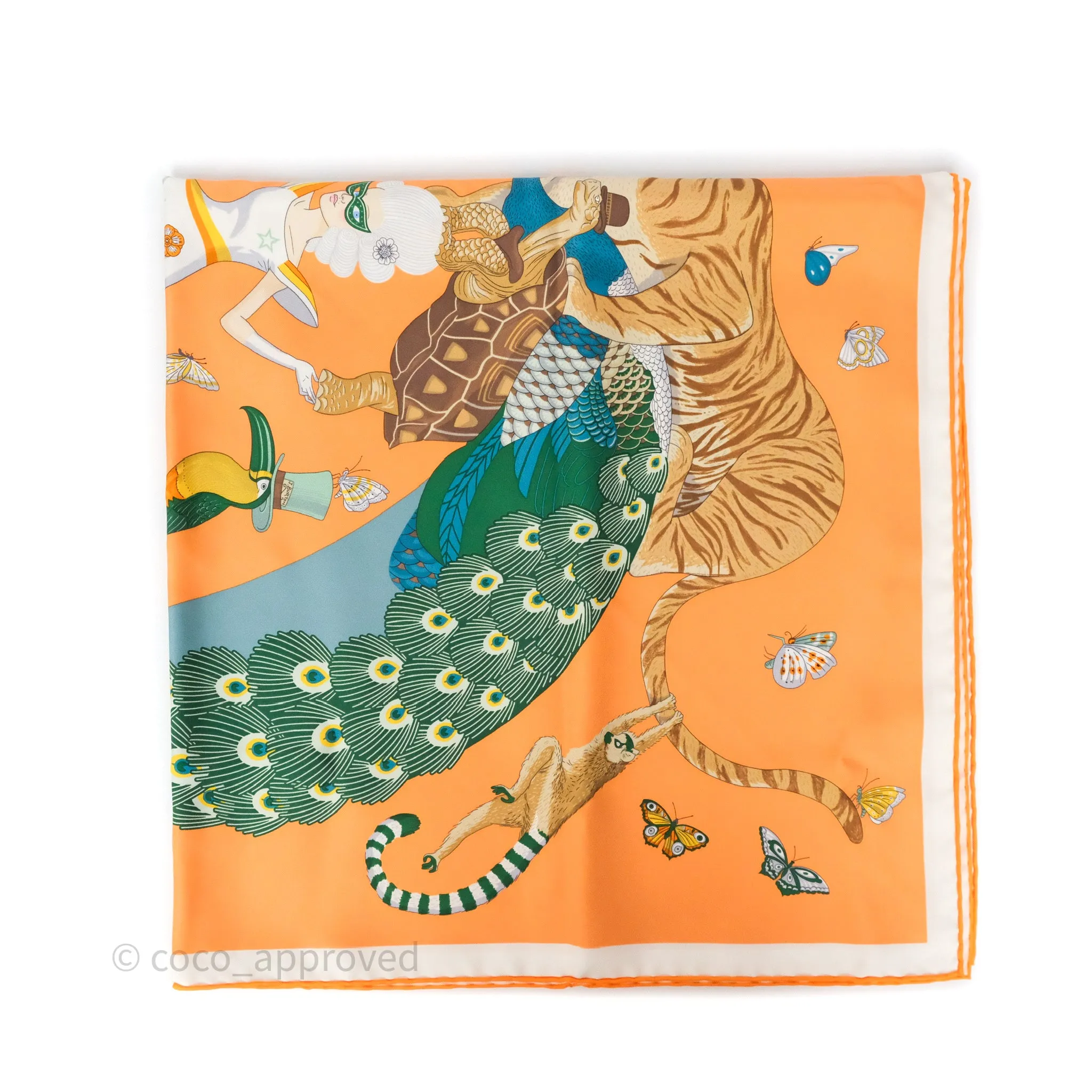 Hermes Story Silk Scarf 90