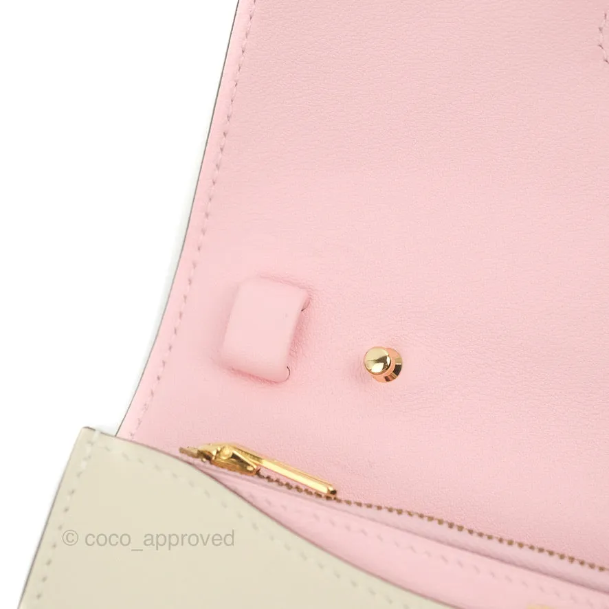 Hermes Swift Mini Convoyeur Craie Rose Sakura