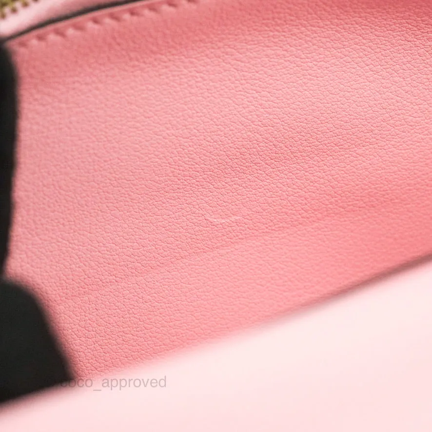 Hermes Swift Mini Convoyeur Craie Rose Sakura