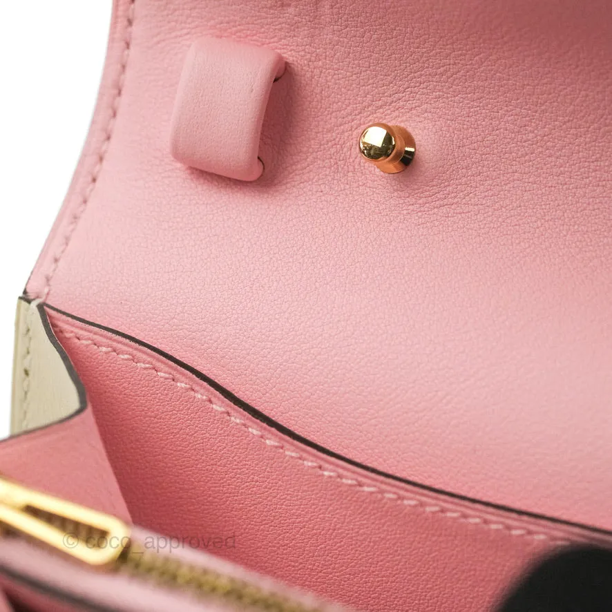 Hermes Swift Mini Convoyeur Craie Rose Sakura