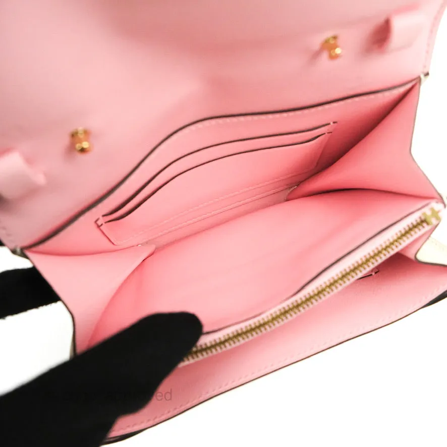 Hermes Swift Mini Convoyeur Craie Rose Sakura