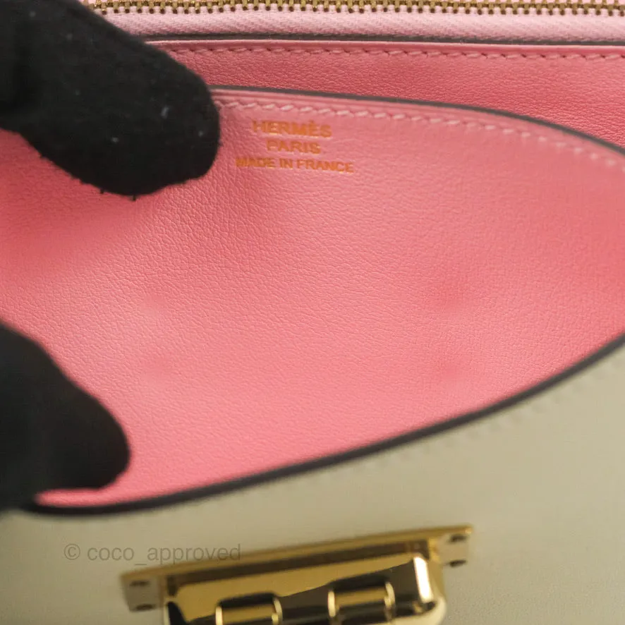Hermes Swift Mini Convoyeur Craie Rose Sakura