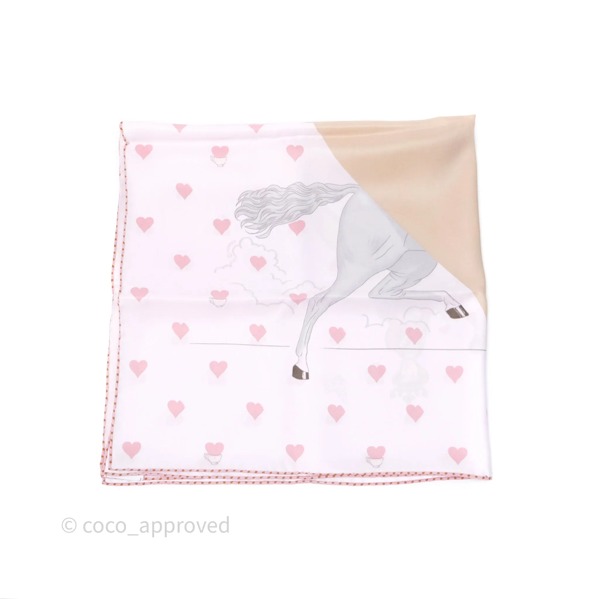 Hermes Tea Time Scarf 70