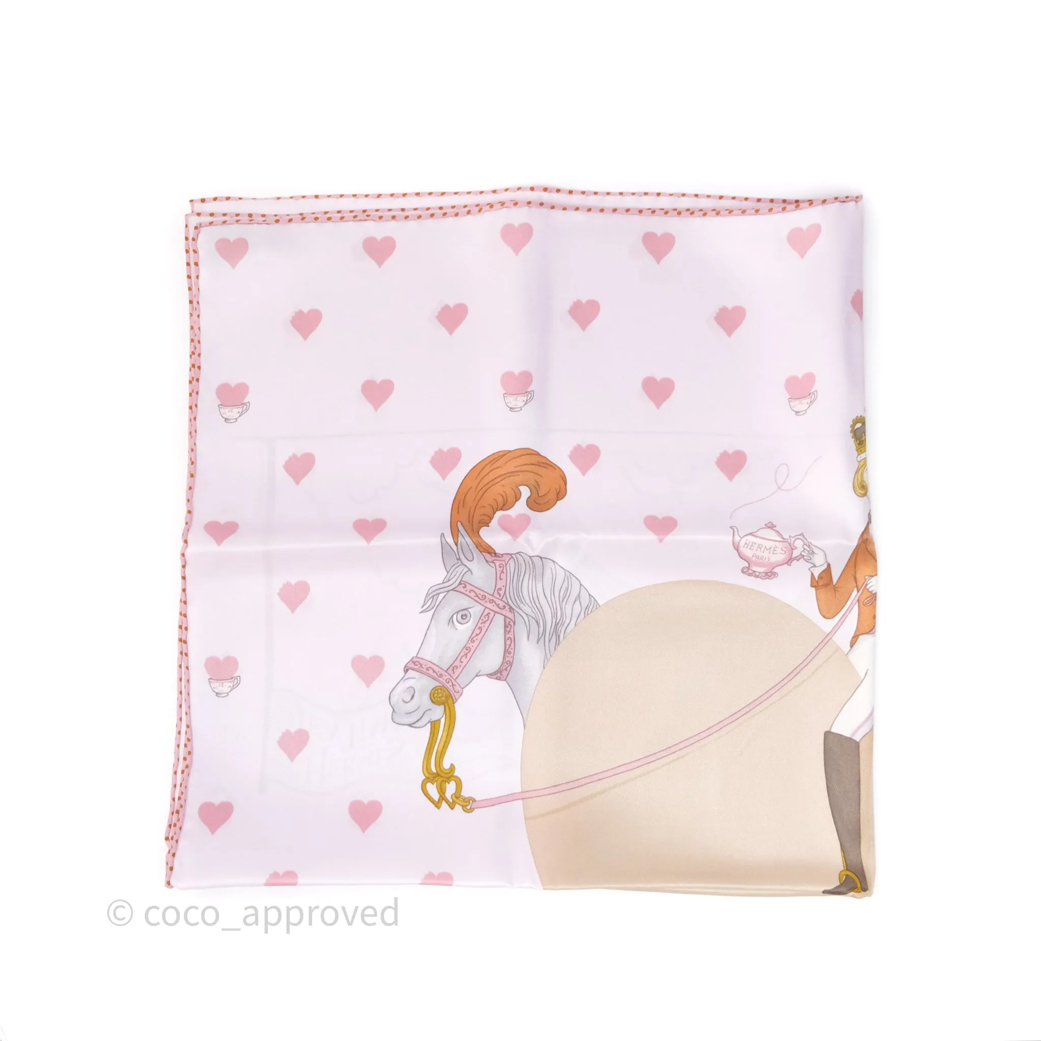 Hermes Tea Time Scarf 70