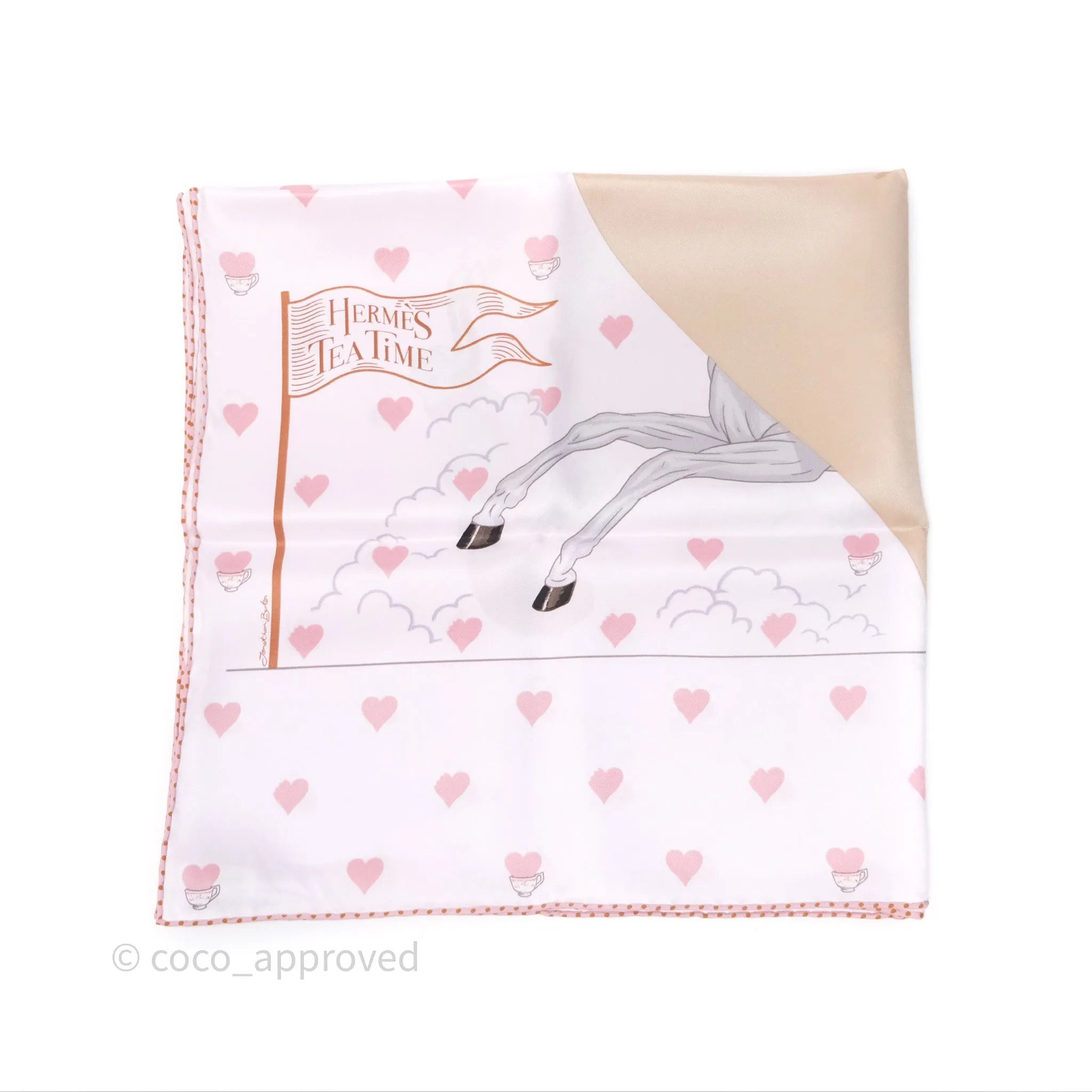 Hermes Tea Time Scarf 70