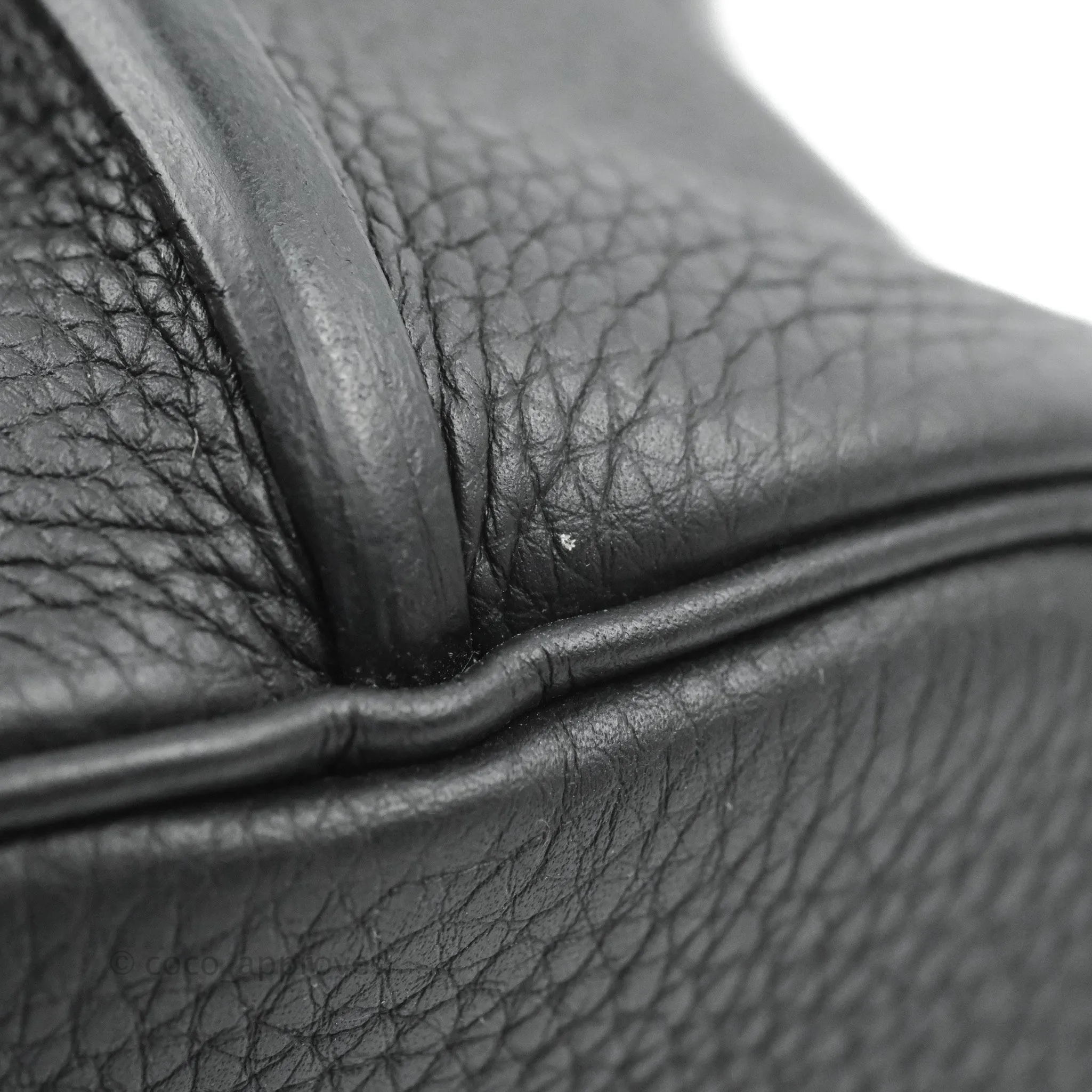 Hermes Togo So Kelly 22 Black Gold Hardware