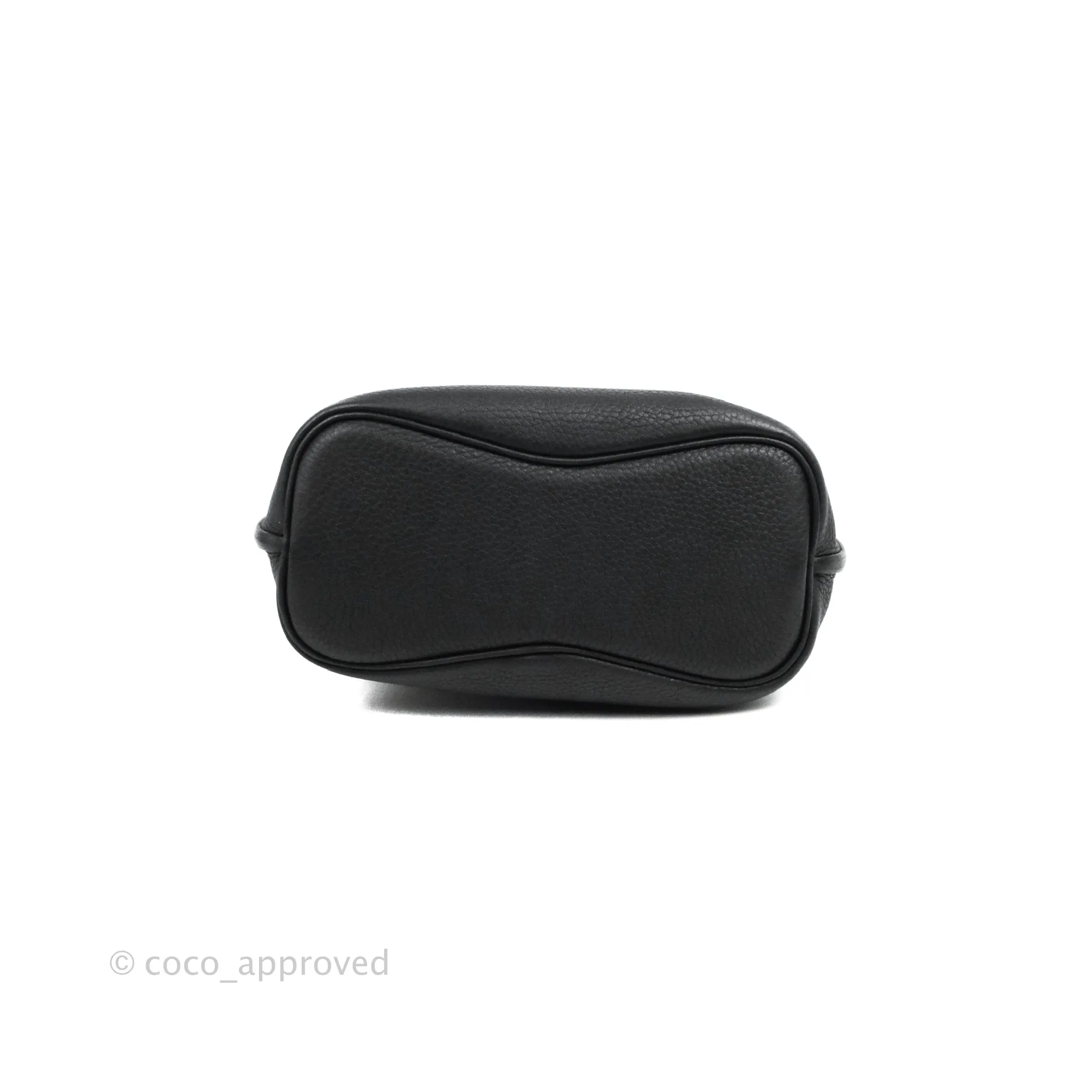 Hermes Togo So Kelly 22 Black Gold Hardware