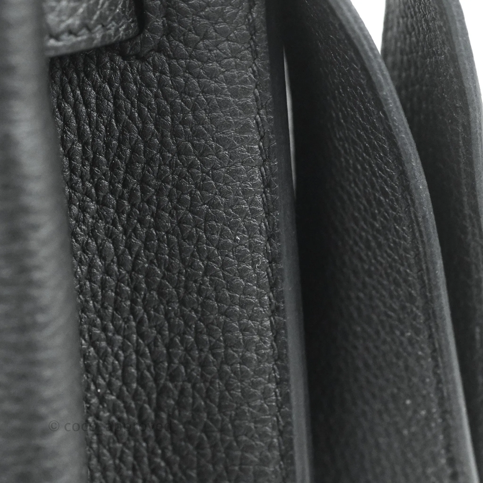Hermes Togo So Kelly 22 Black Gold Hardware