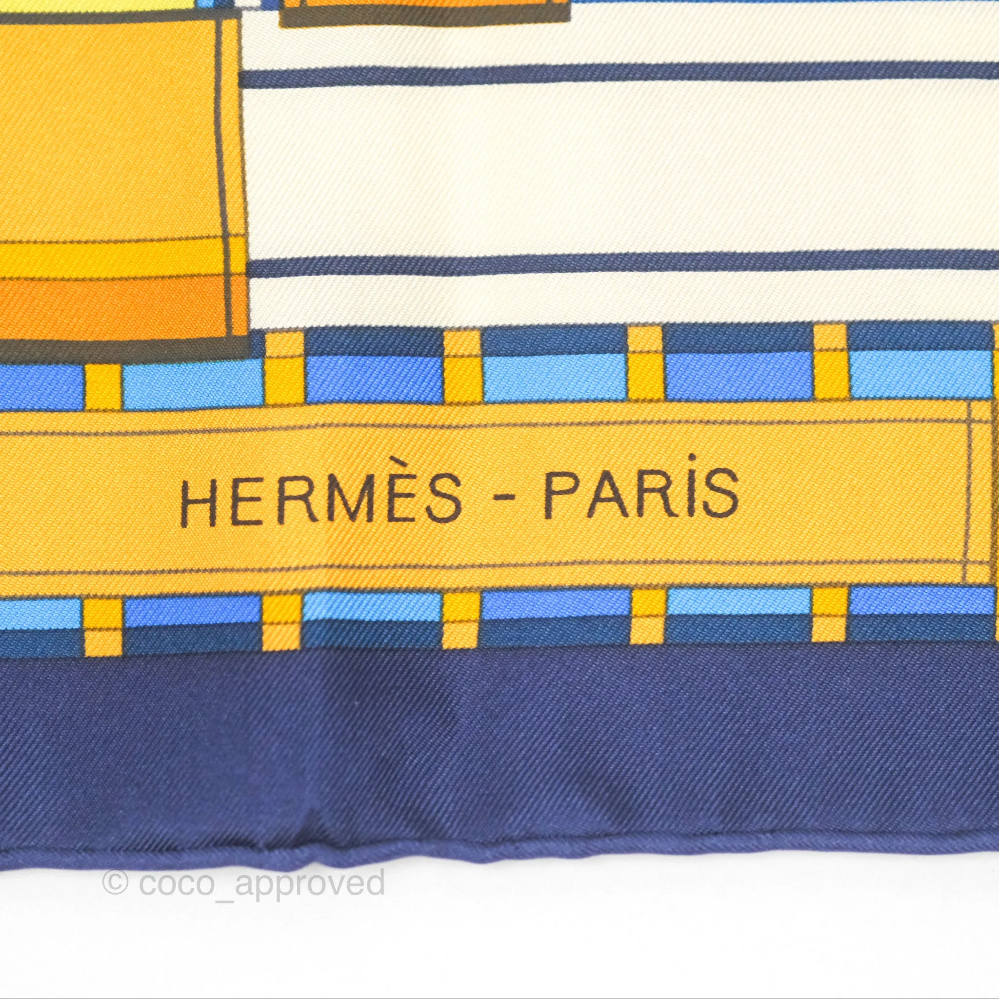 Hermes Voltes et Pirouettes Scarf 90
