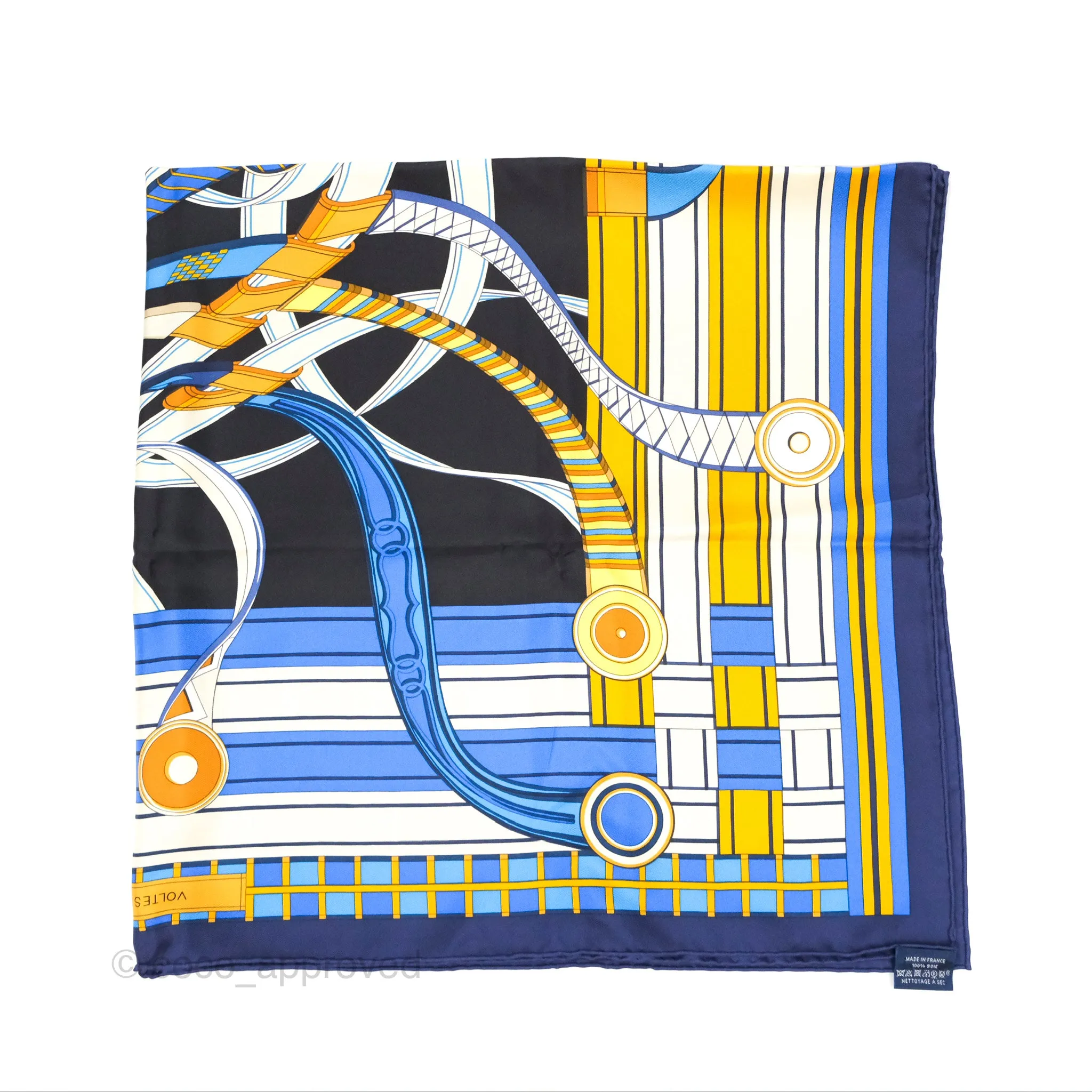 Hermes Voltes et Pirouettes Scarf 90