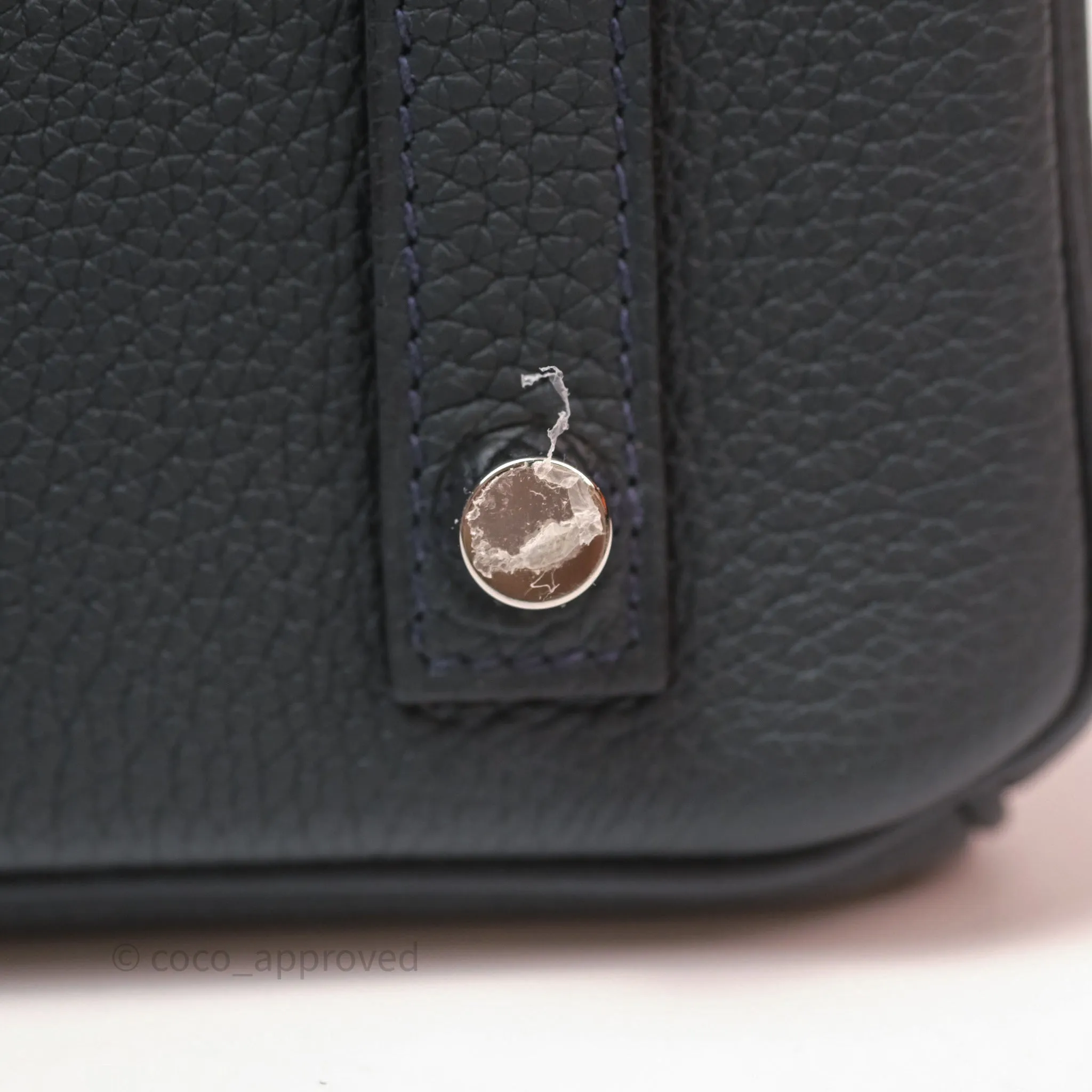 Herms Birkin 30 Vert Rousseau V0 Togo Palladium Hardware