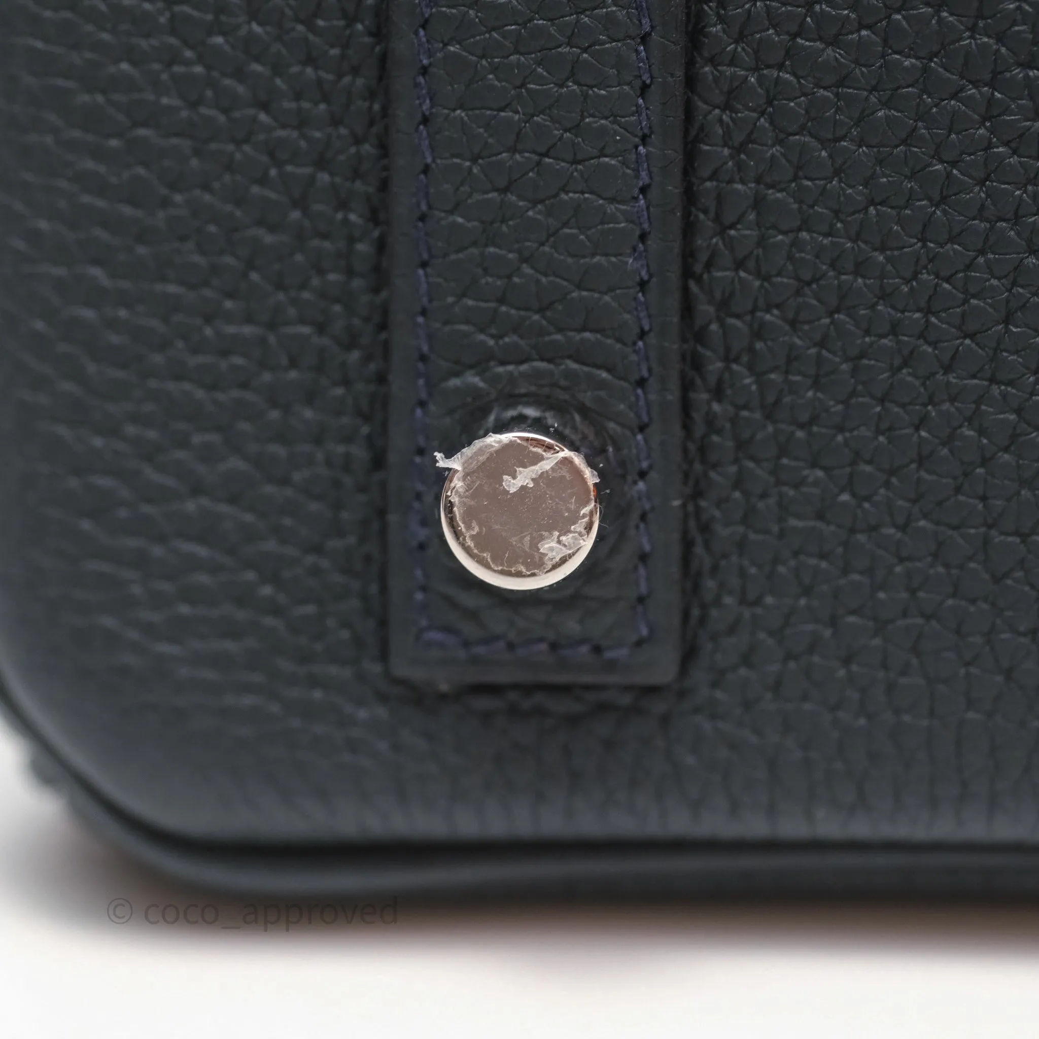Herms Birkin 30 Vert Rousseau V0 Togo Palladium Hardware