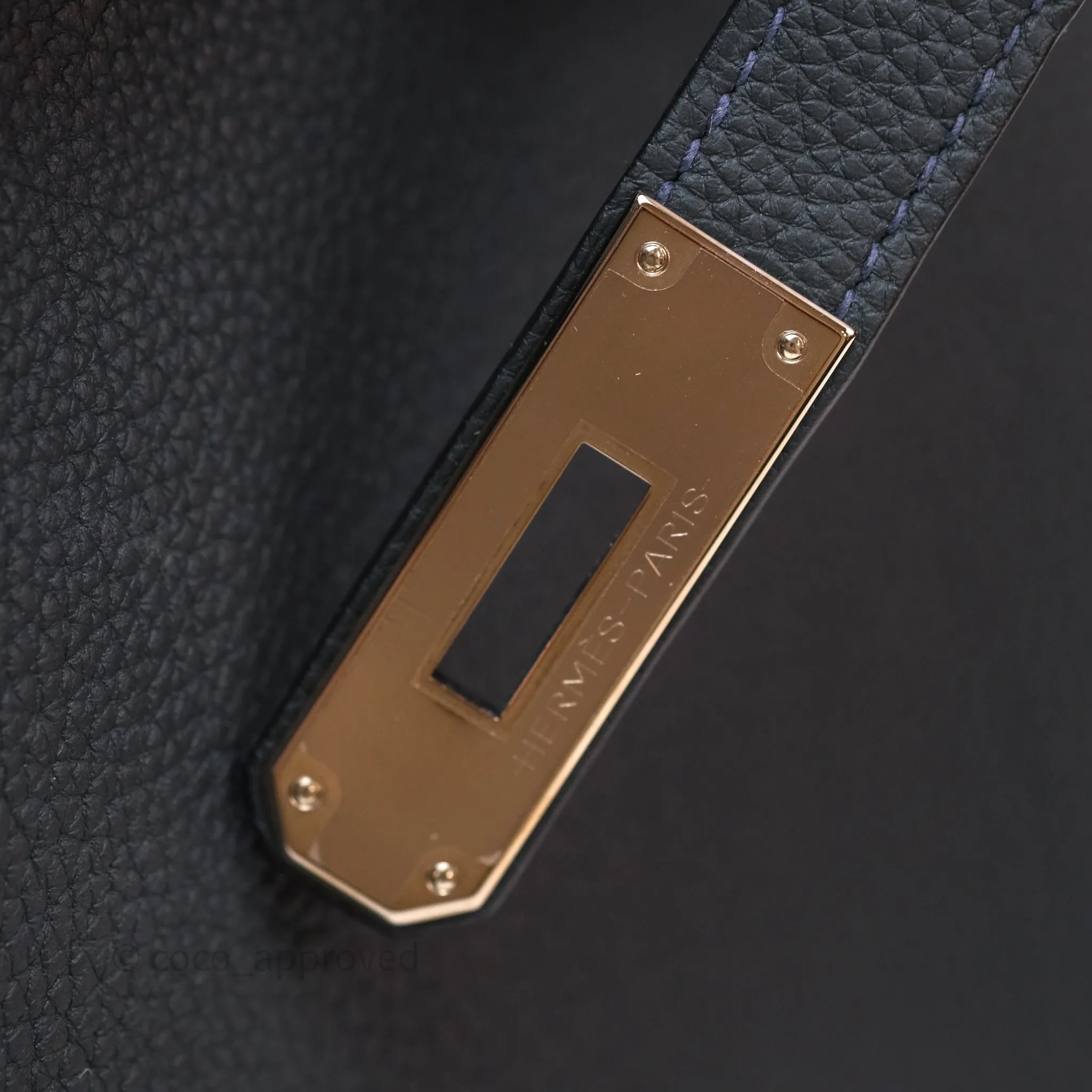 Herms Birkin 30 Vert Rousseau V0 Togo Palladium Hardware