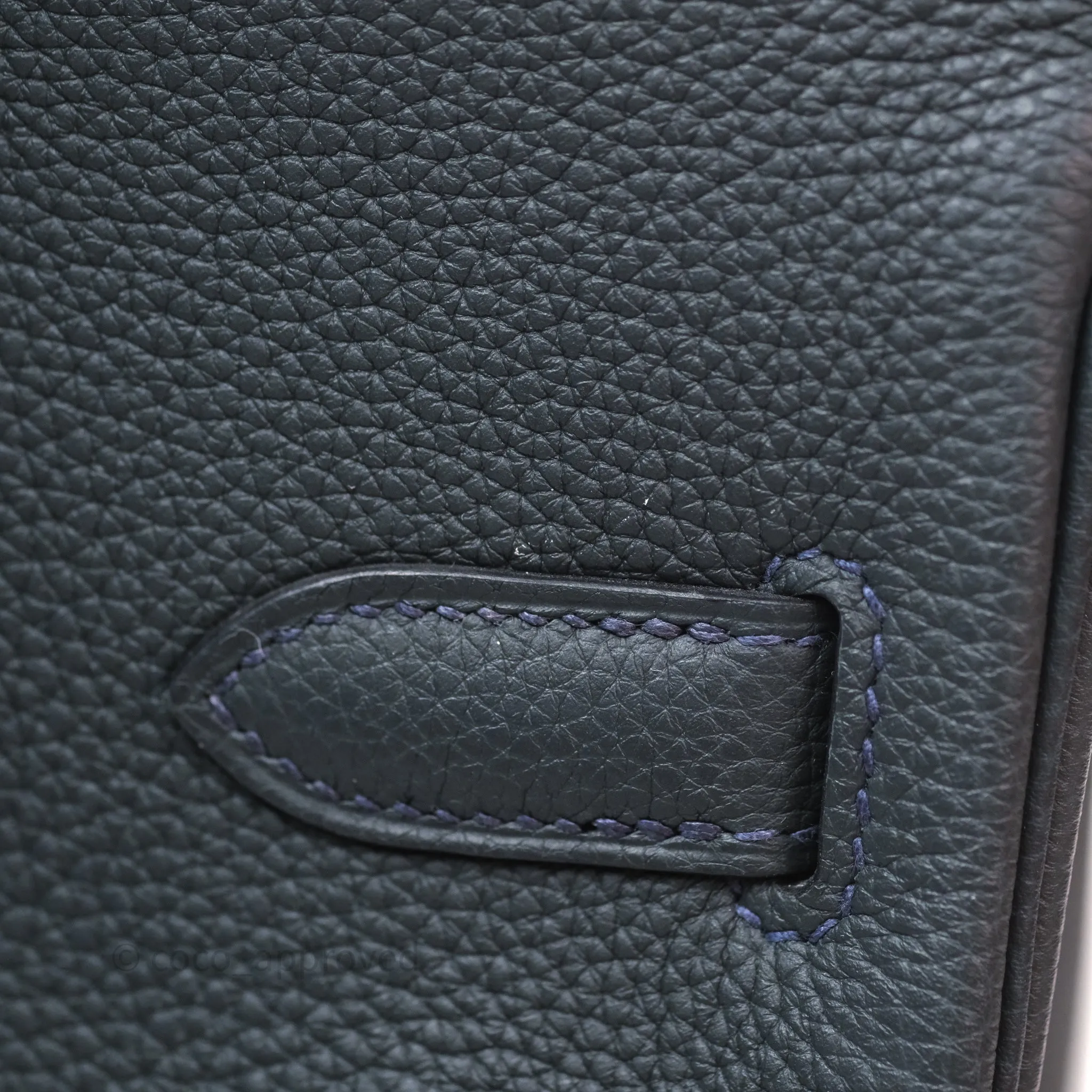 Herms Birkin 30 Vert Rousseau V0 Togo Palladium Hardware