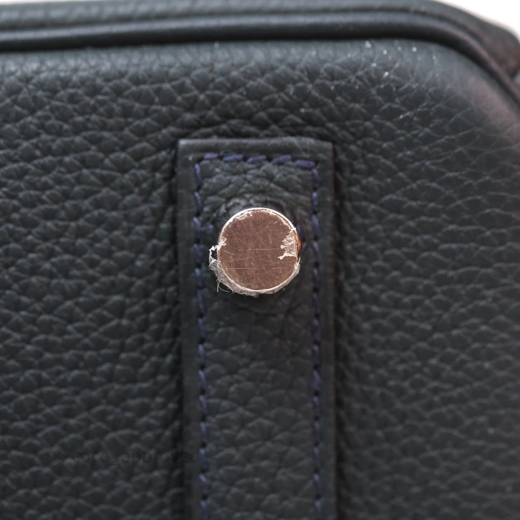Herms Birkin 30 Vert Rousseau V0 Togo Palladium Hardware