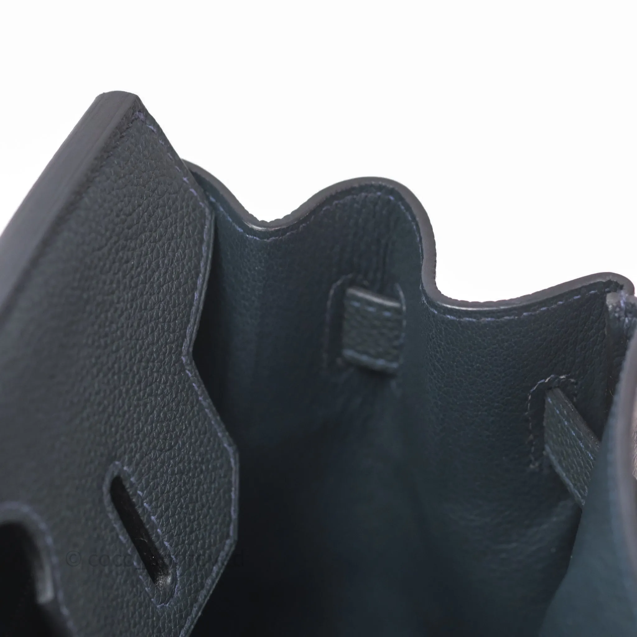 Herms Birkin 30 Vert Rousseau V0 Togo Palladium Hardware