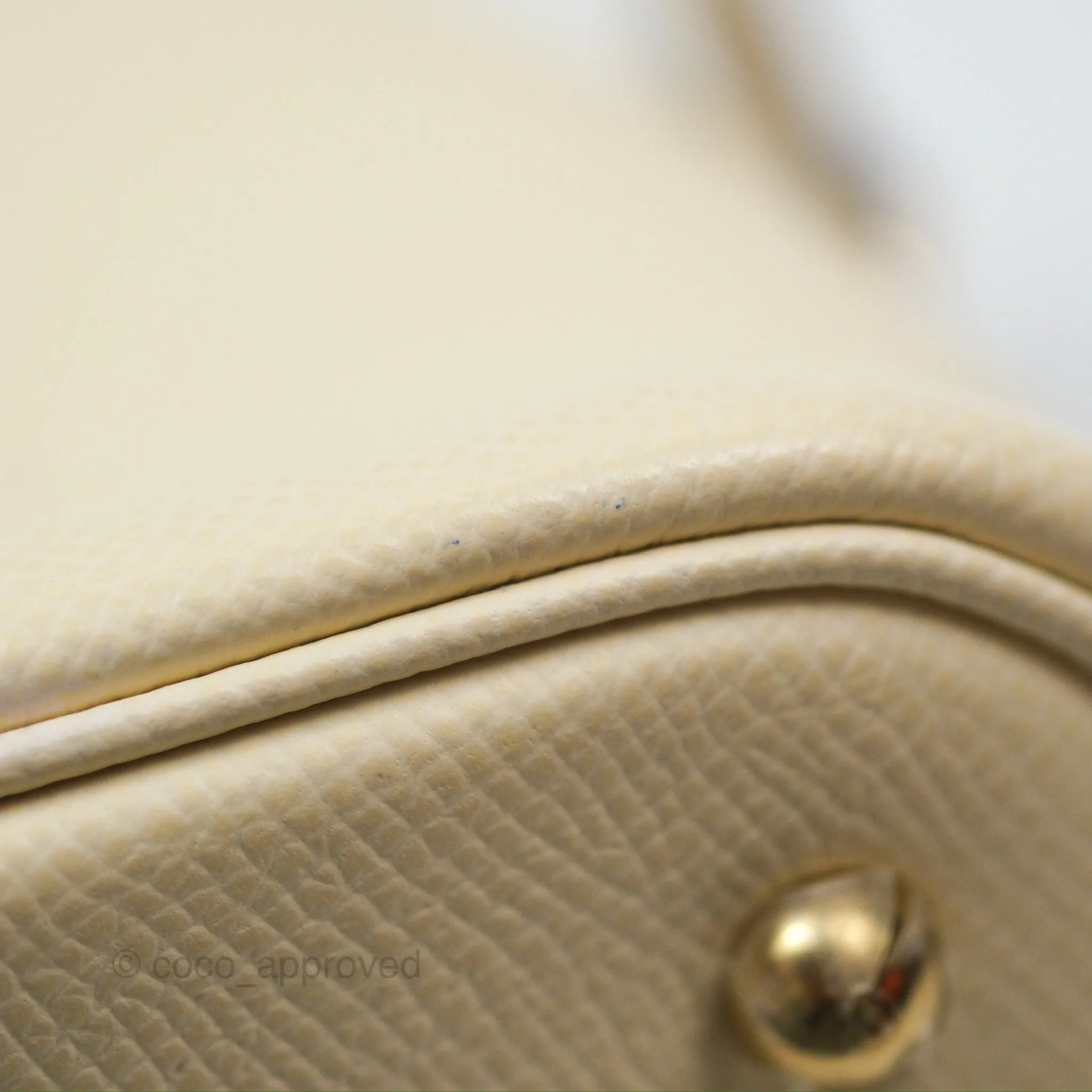 Herms Bolide 1923 25 Nata I2 Epsom Gold Hardware