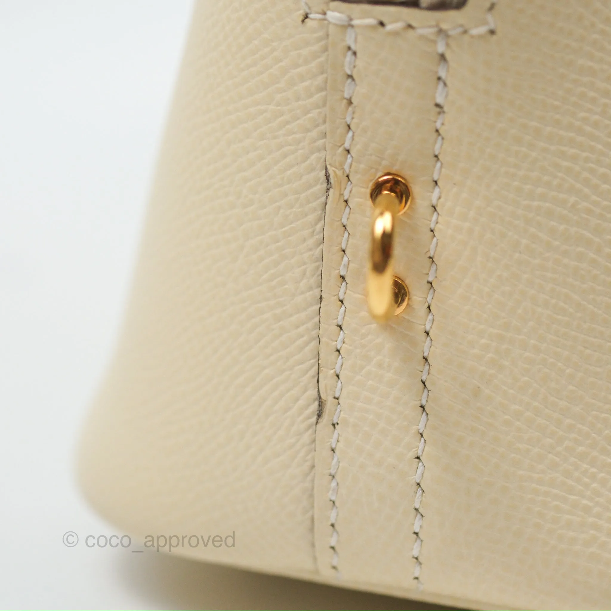 Herms Bolide 1923 25 Nata I2 Epsom Gold Hardware
