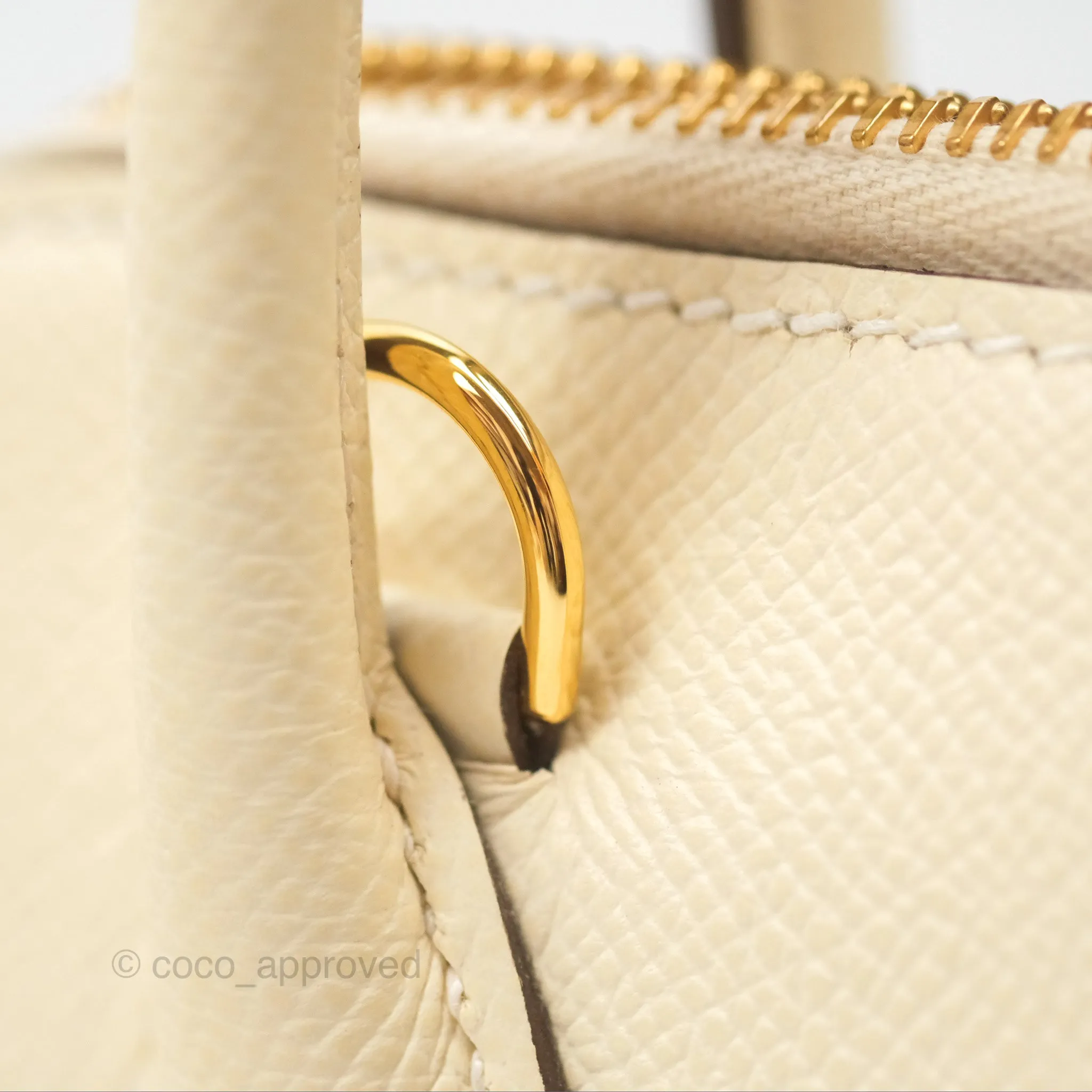 Herms Bolide 1923 25 Nata I2 Epsom Gold Hardware