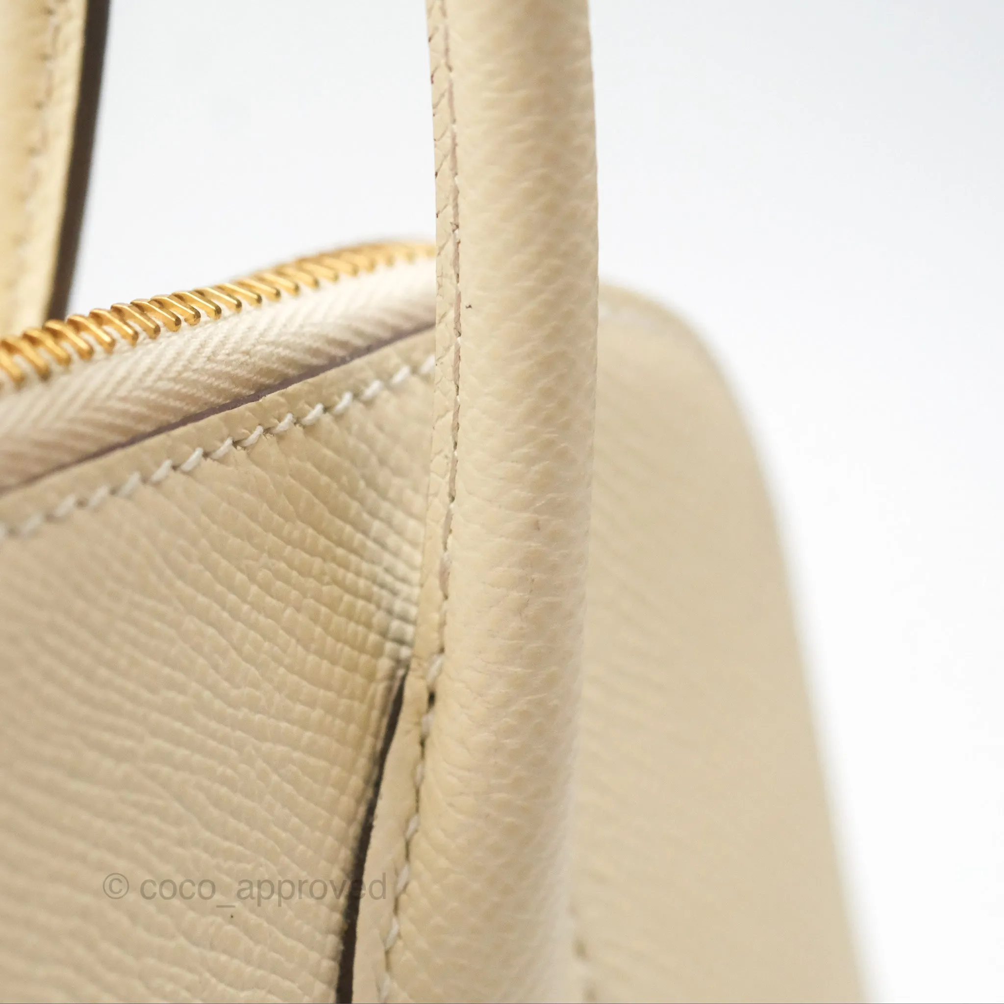 Herms Bolide 1923 25 Nata I2 Epsom Gold Hardware