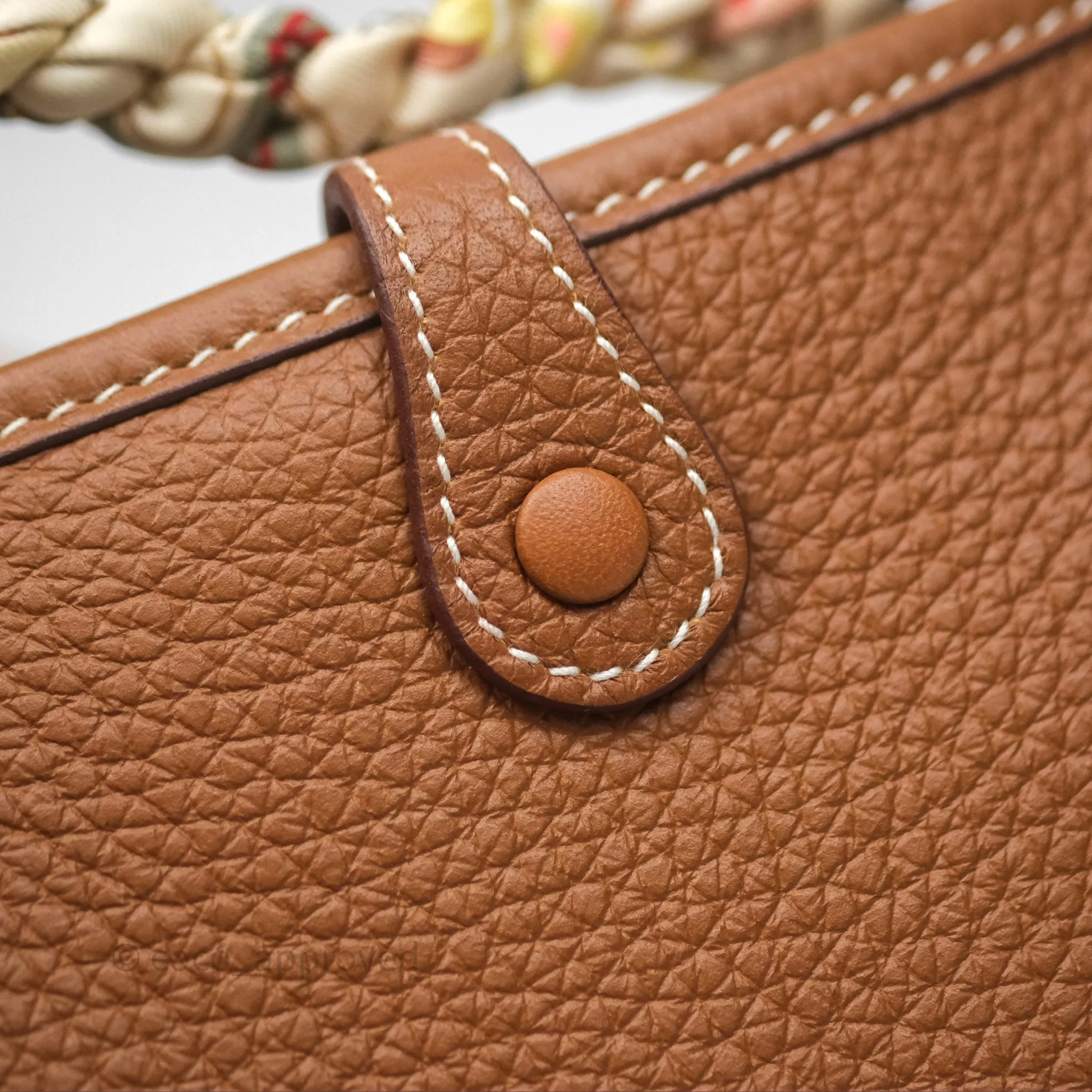Herms Mini Evelyne 16 Amazone Gold 37 Clemence Gold Hardware
