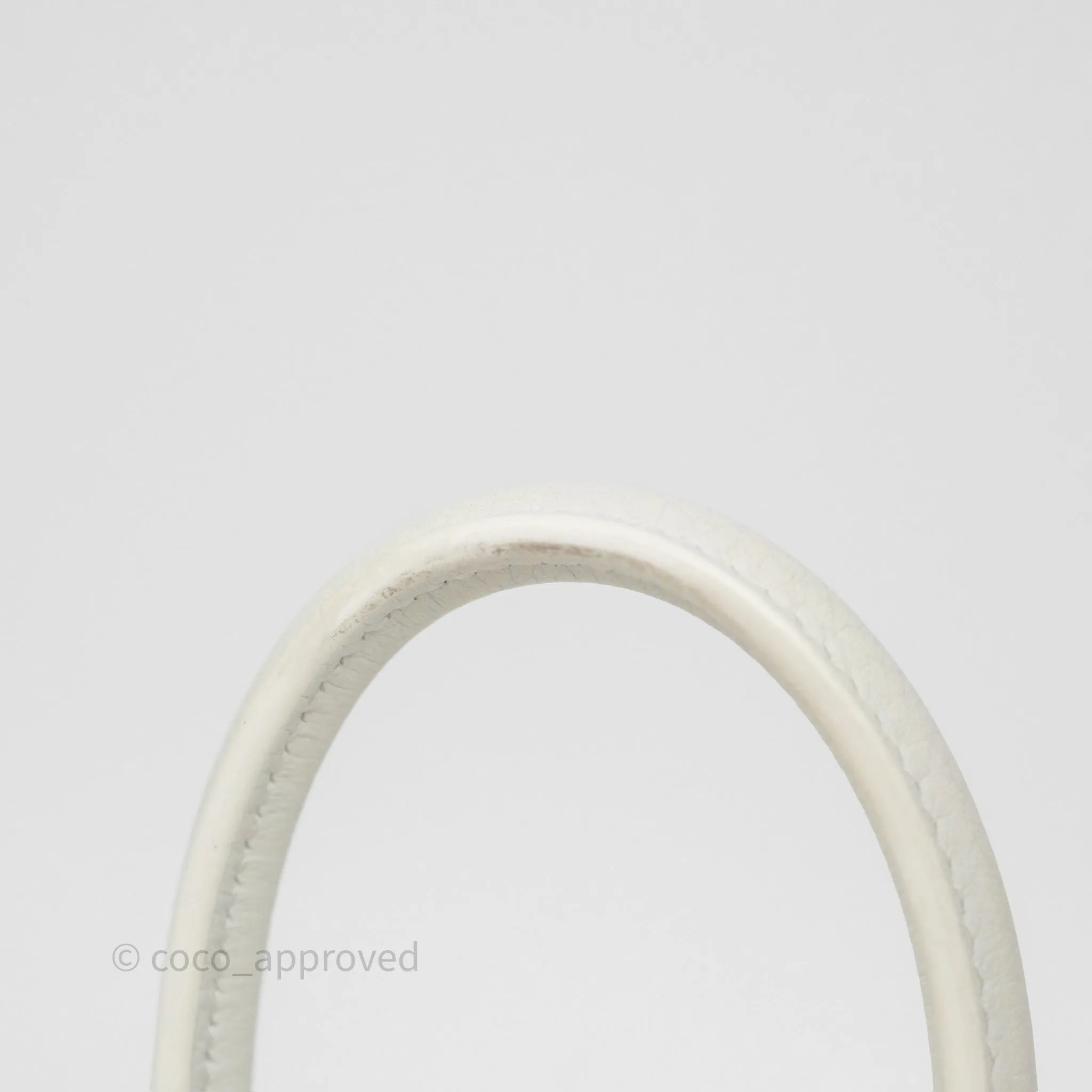 Herms Mini Lindy 20 New White 0U Clemence Gold Hardware
