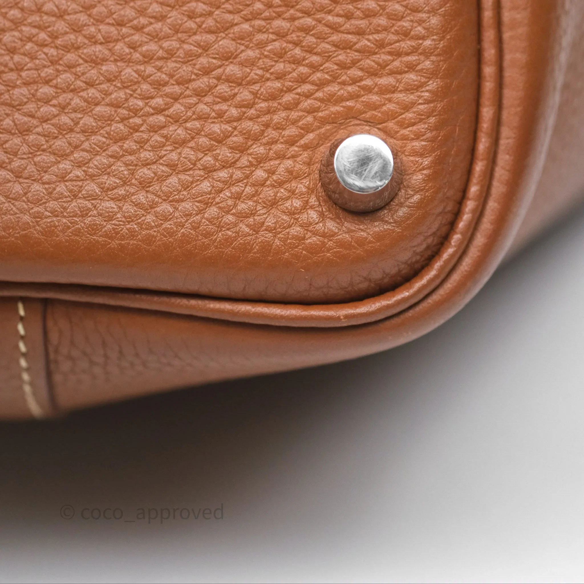 Herms Picotin 18 Gold 37 Clemence Palladium Hardware