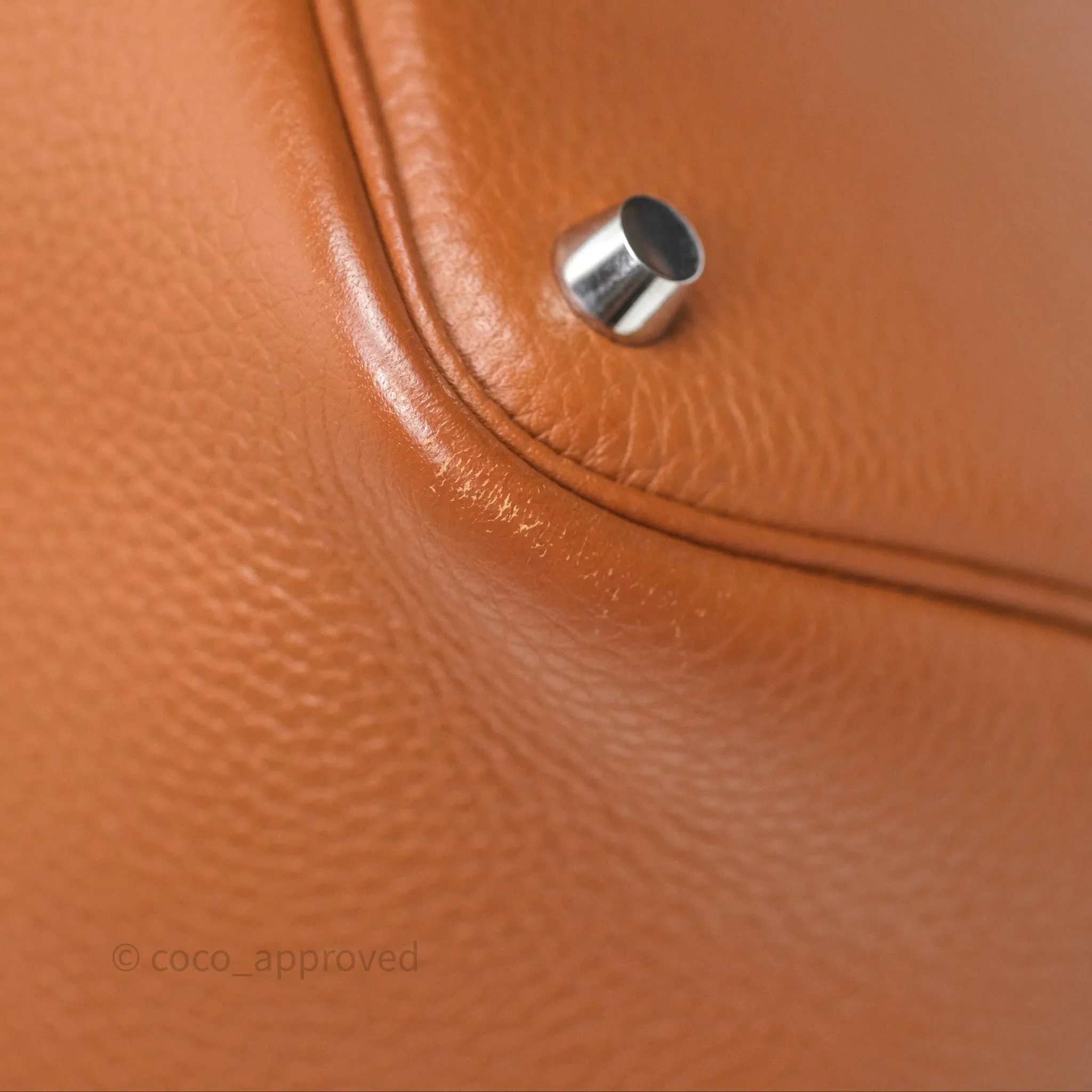 Herms Picotin 18 Gold 37 Clemence Palladium Hardware