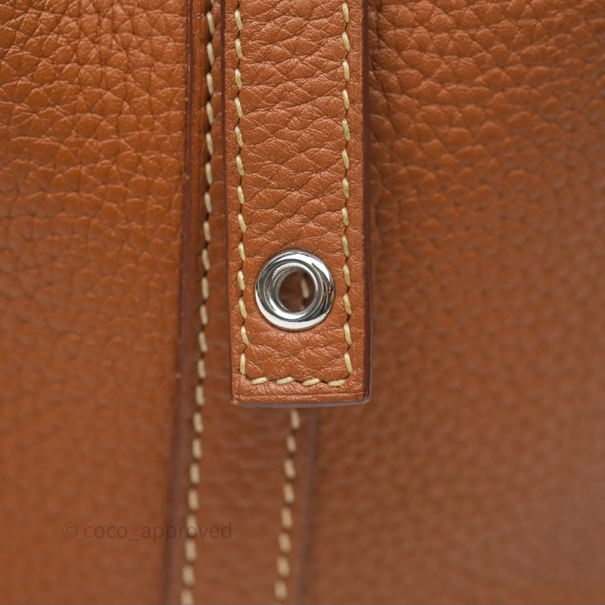 Herms Picotin 18 Gold 37 Clemence Palladium Hardware