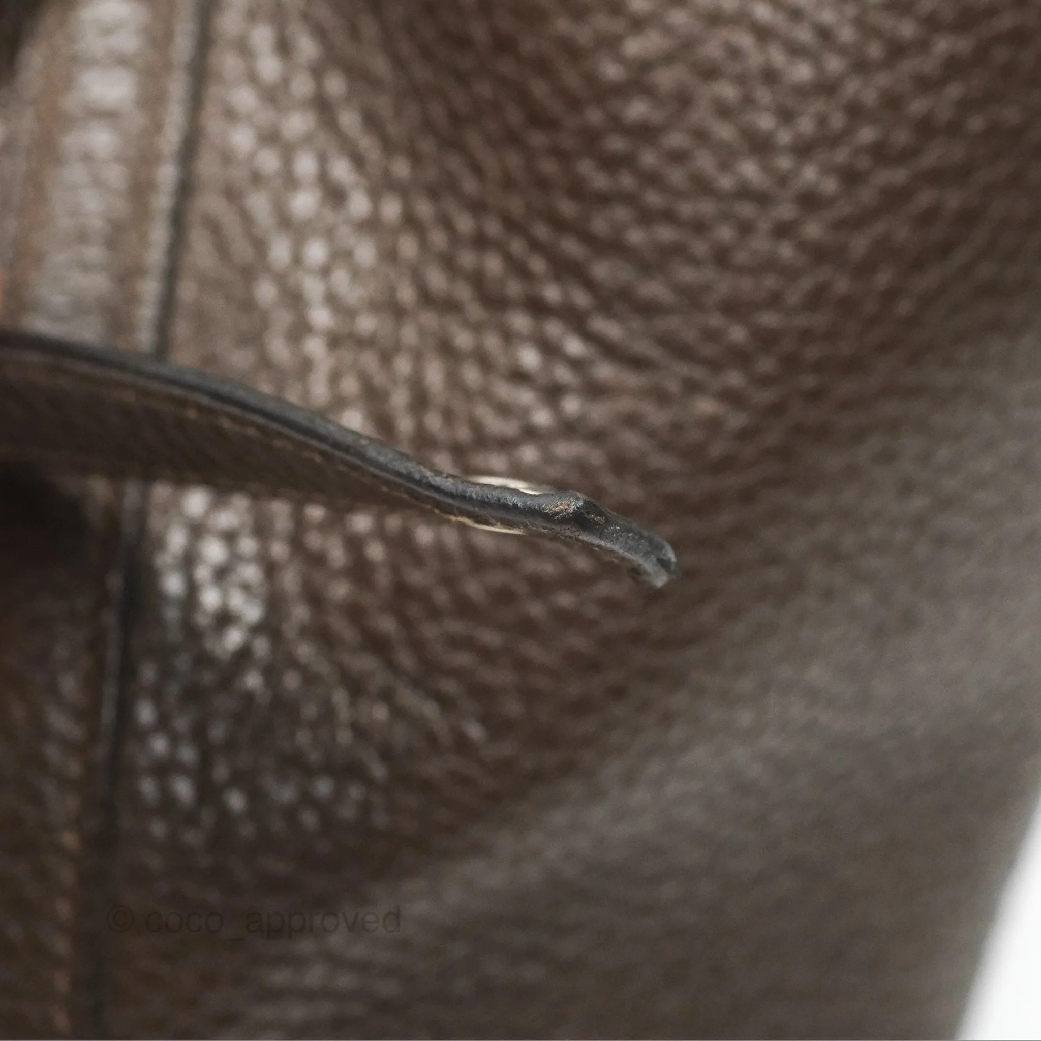 Herms Picotin Lock 18 Macassar Clemence Palladium Hardware