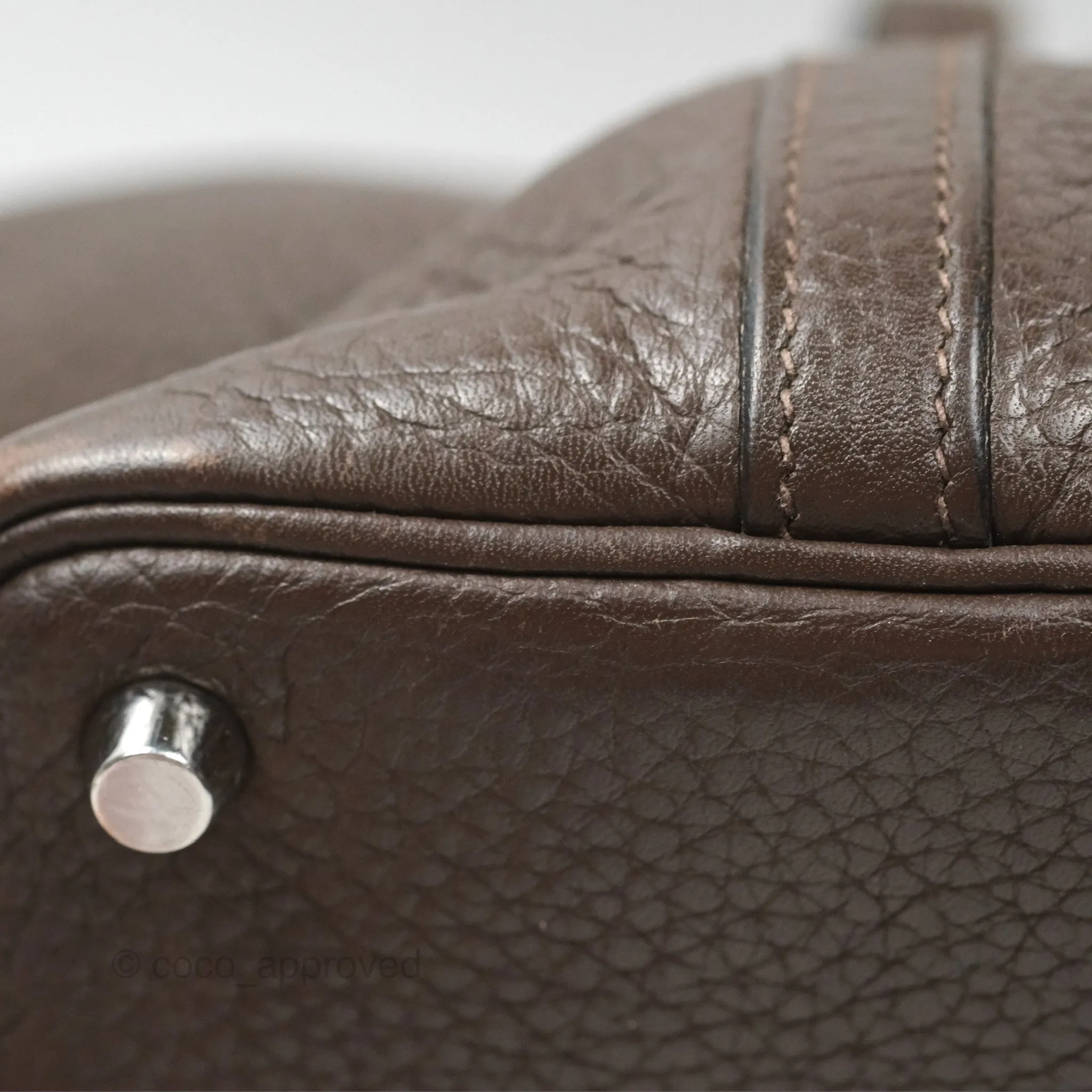 Herms Picotin Lock 18 Macassar Clemence Palladium Hardware