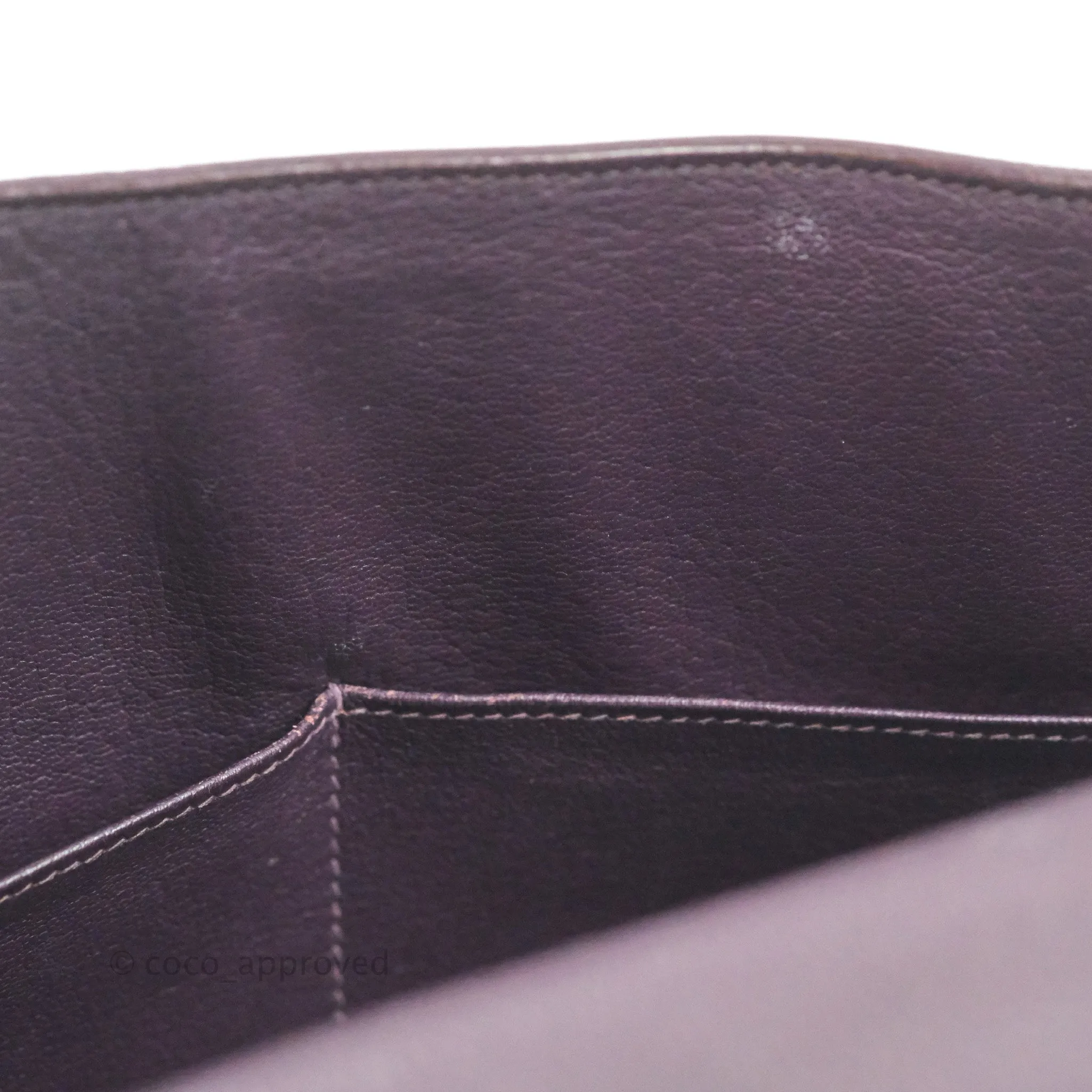 Herms Retourne Kelly 28 Raisin TPM Palladium Hardware