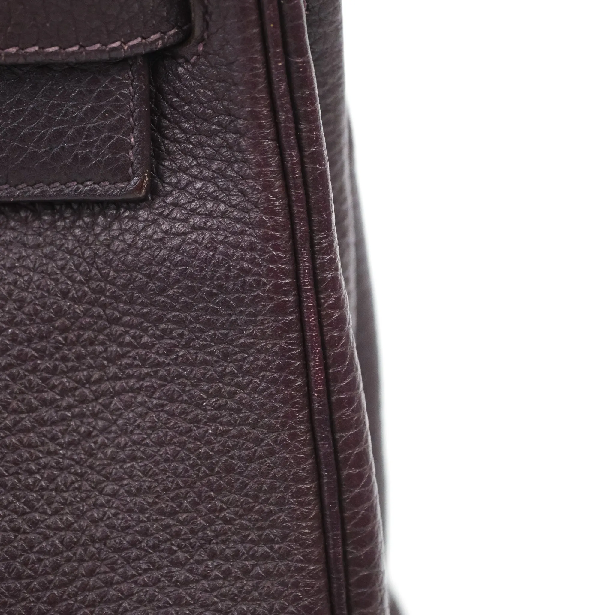 Herms Retourne Kelly 28 Raisin TPM Palladium Hardware