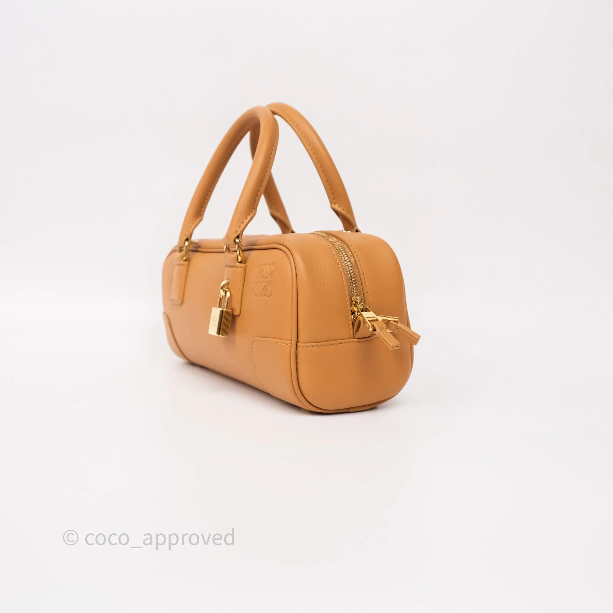 Loewe Amazona 23 Cropped Bag Warm Desert Nappa Calfskin