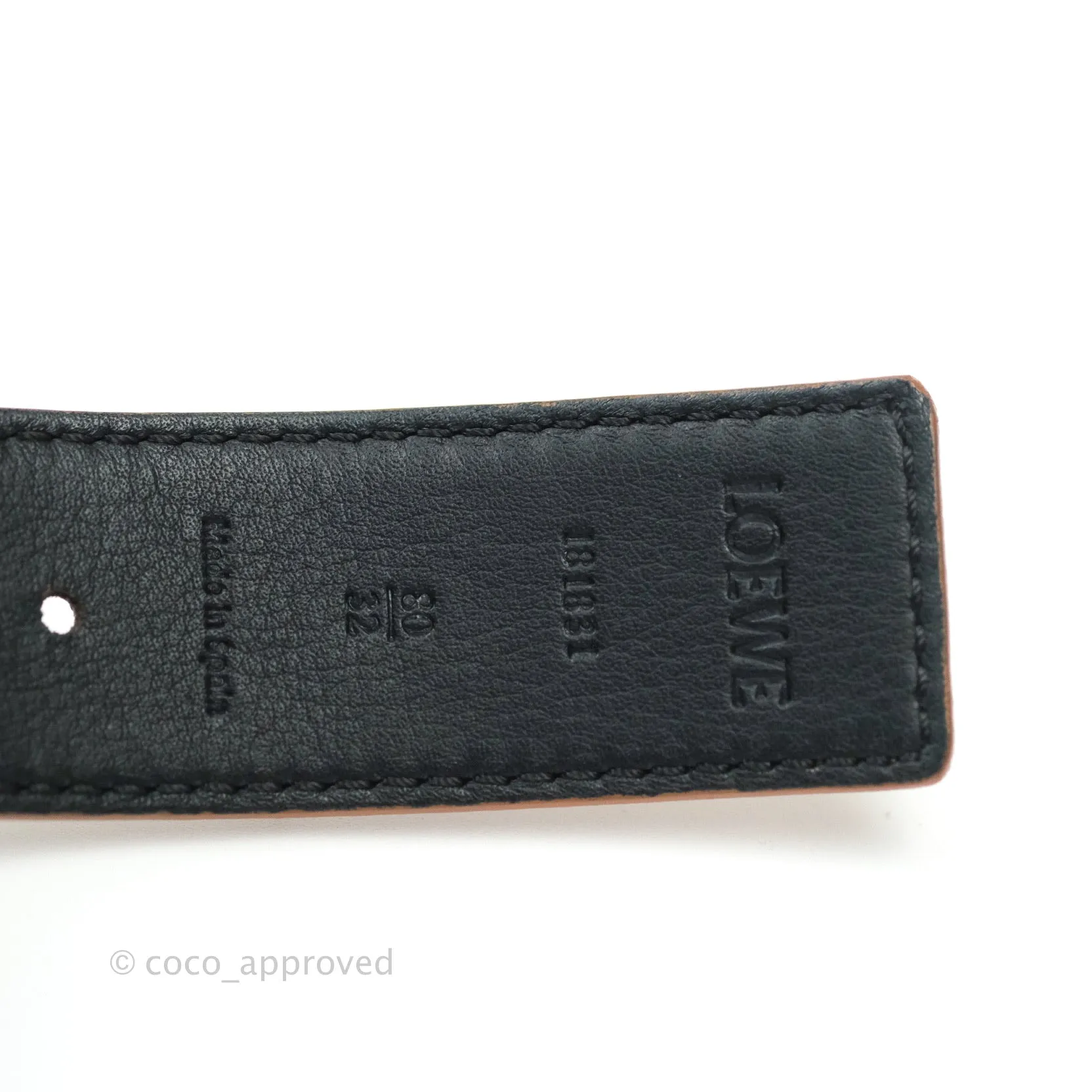 Loewe Anagram Reversible Leather Belt 80/32