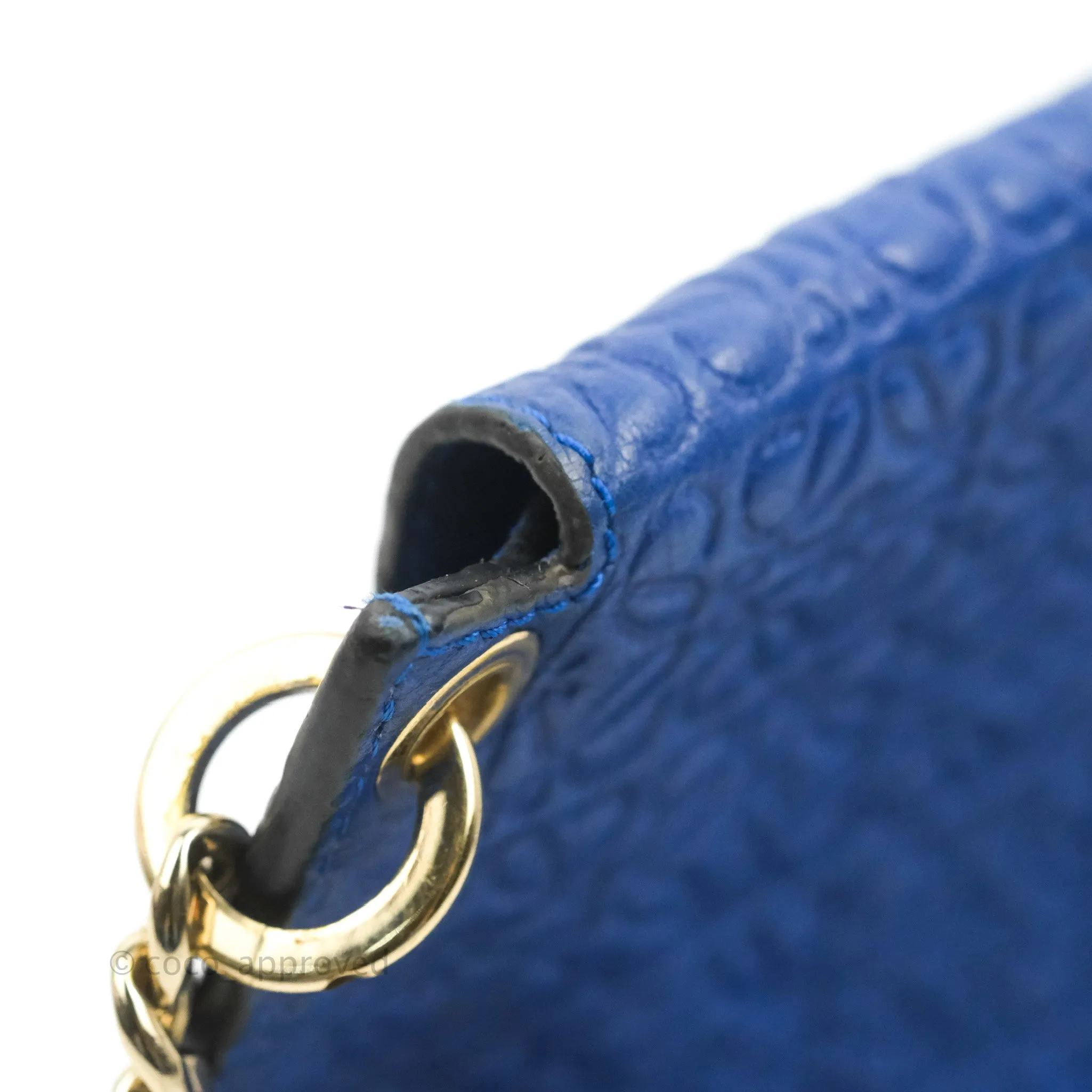 Loewe Avenue Chain Bag Anagram Blue