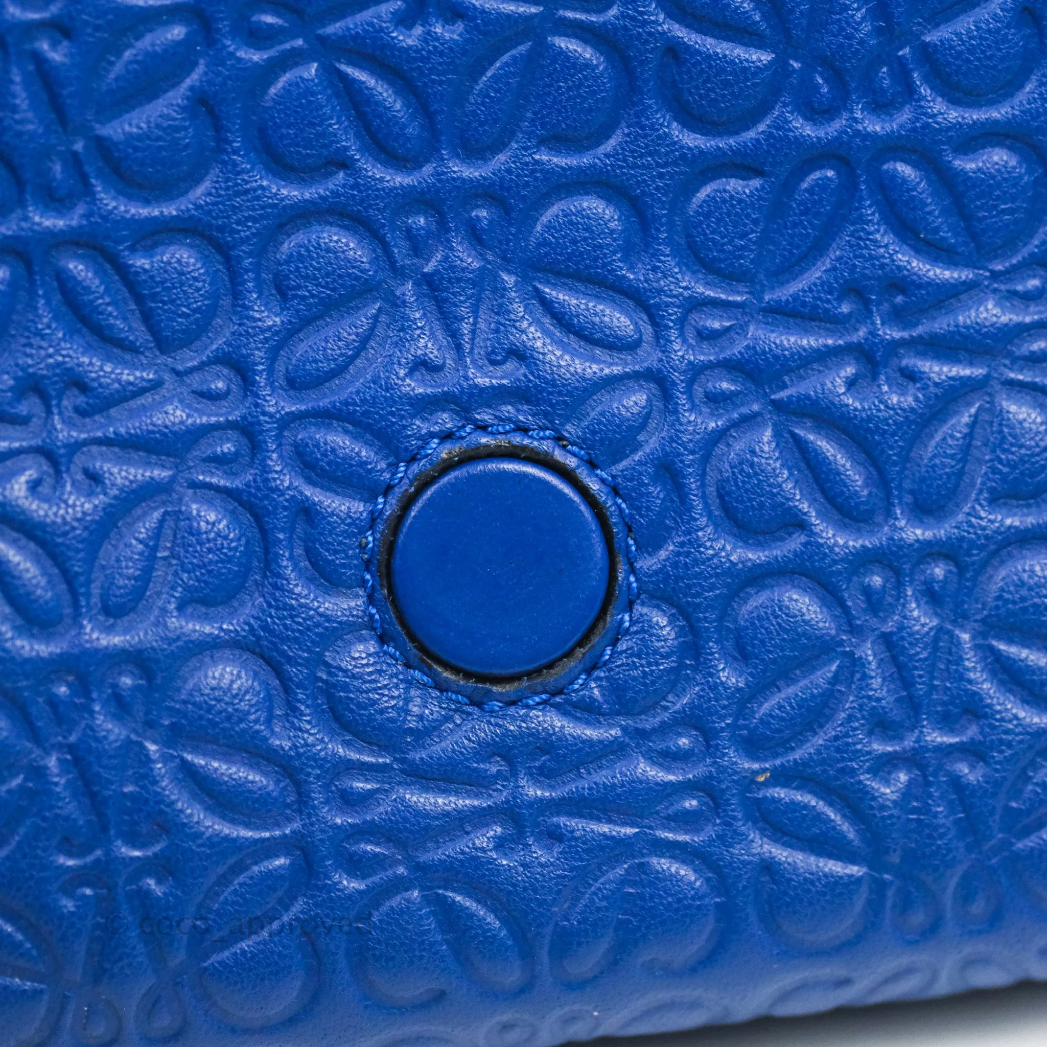 Loewe Avenue Chain Bag Anagram Blue