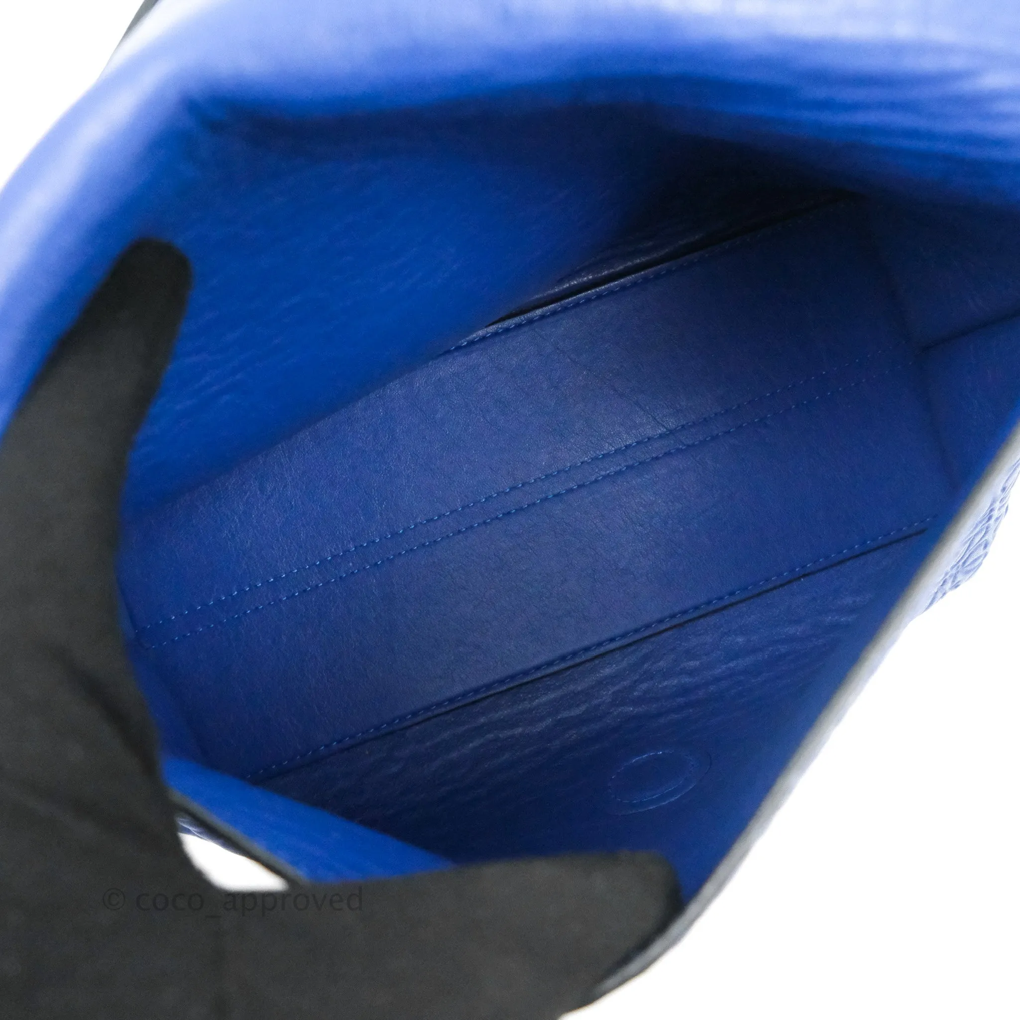 Loewe Avenue Chain Bag Anagram Blue