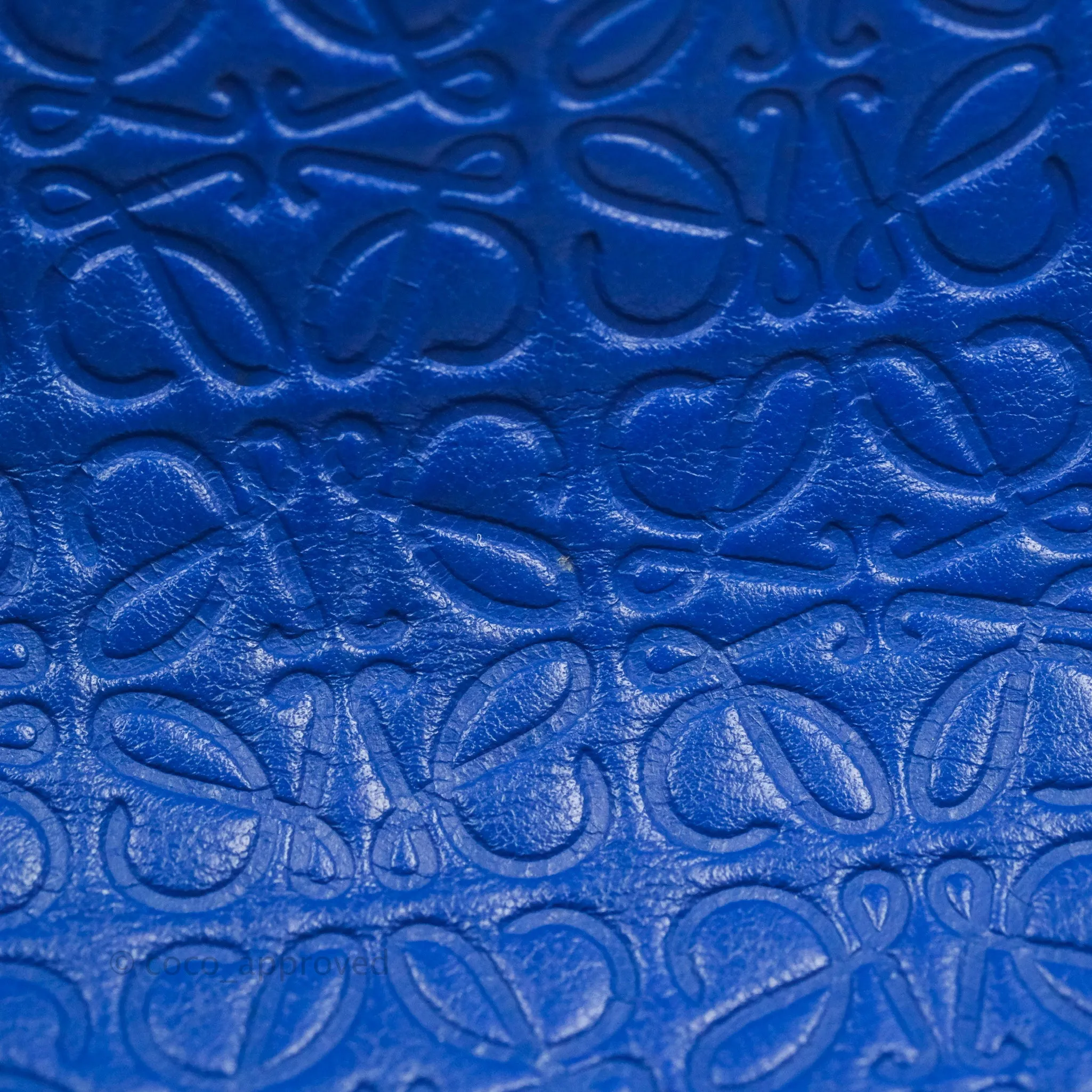 Loewe Avenue Chain Bag Anagram Blue