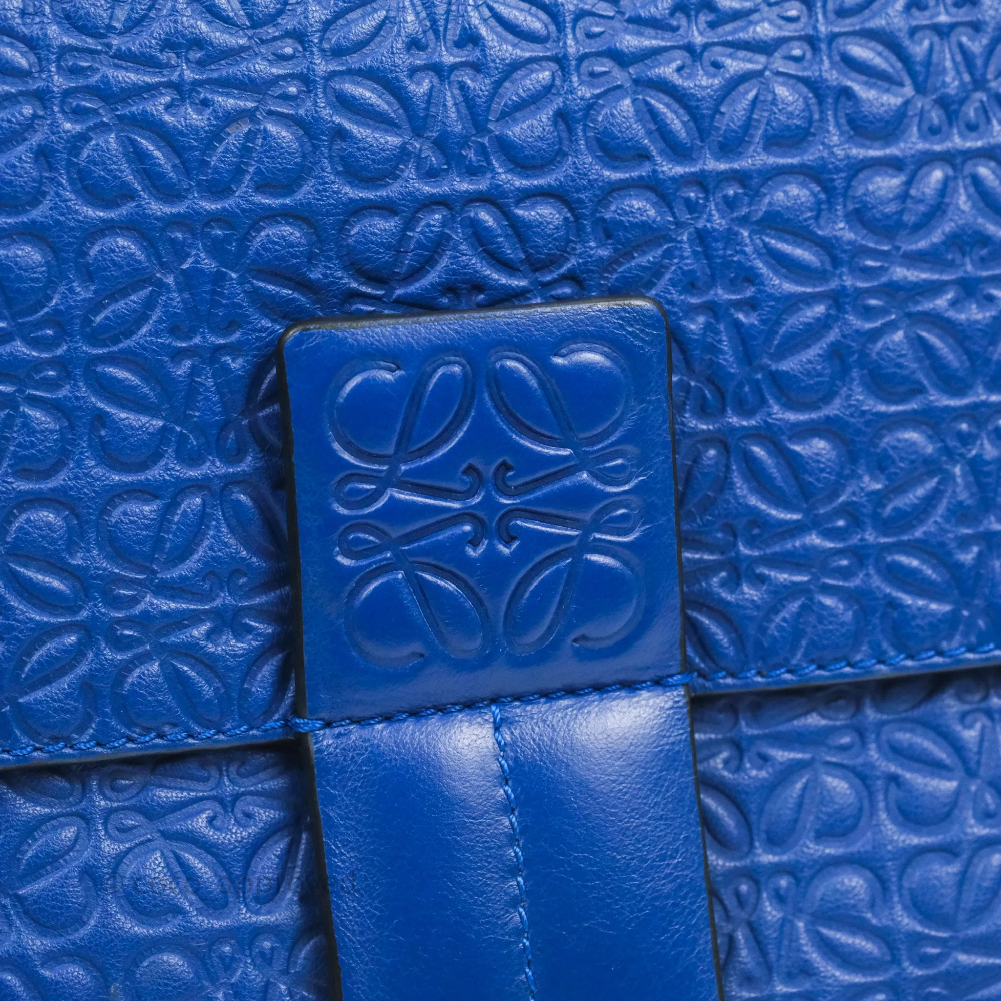 Loewe Avenue Chain Bag Anagram Blue