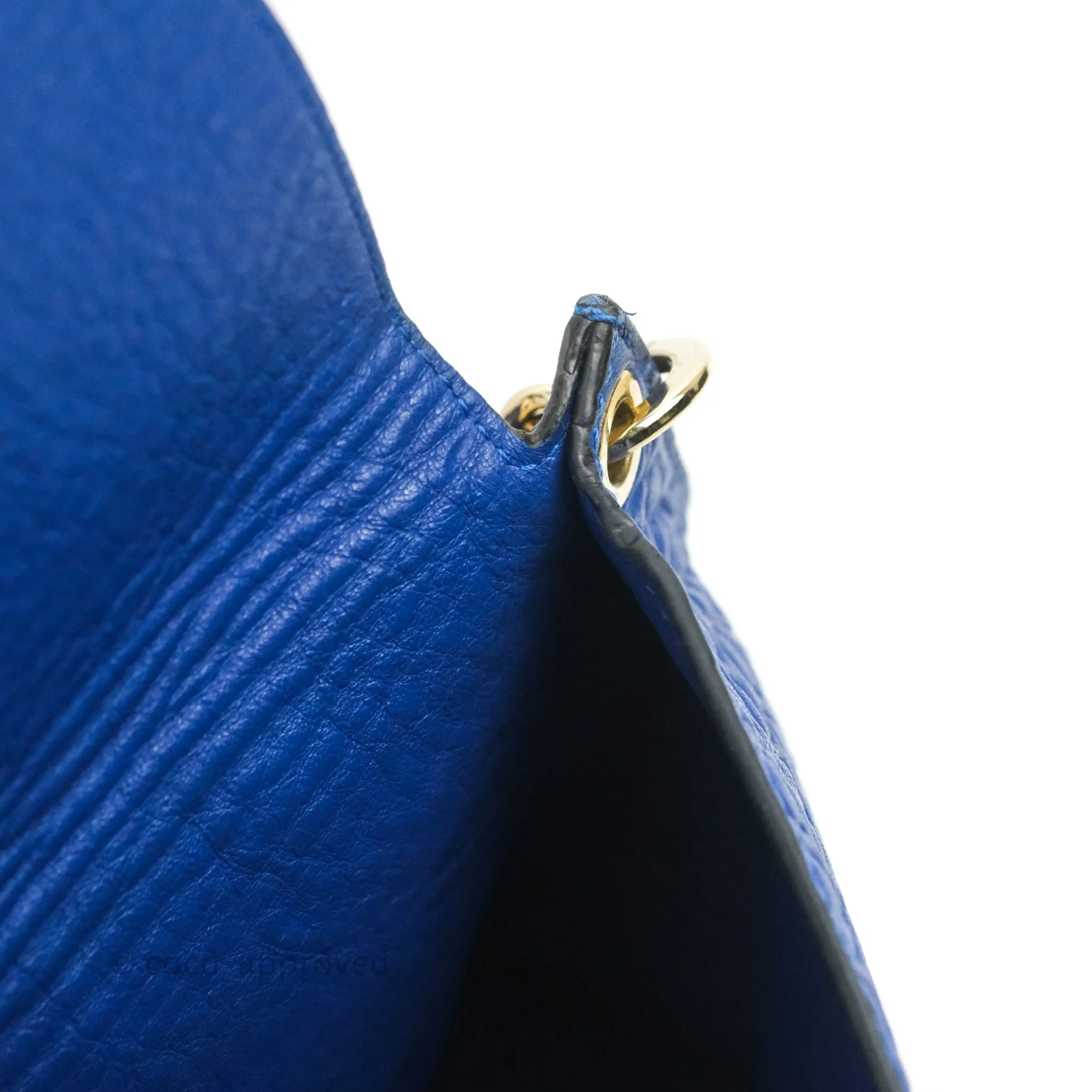 Loewe Avenue Chain Bag Anagram Blue